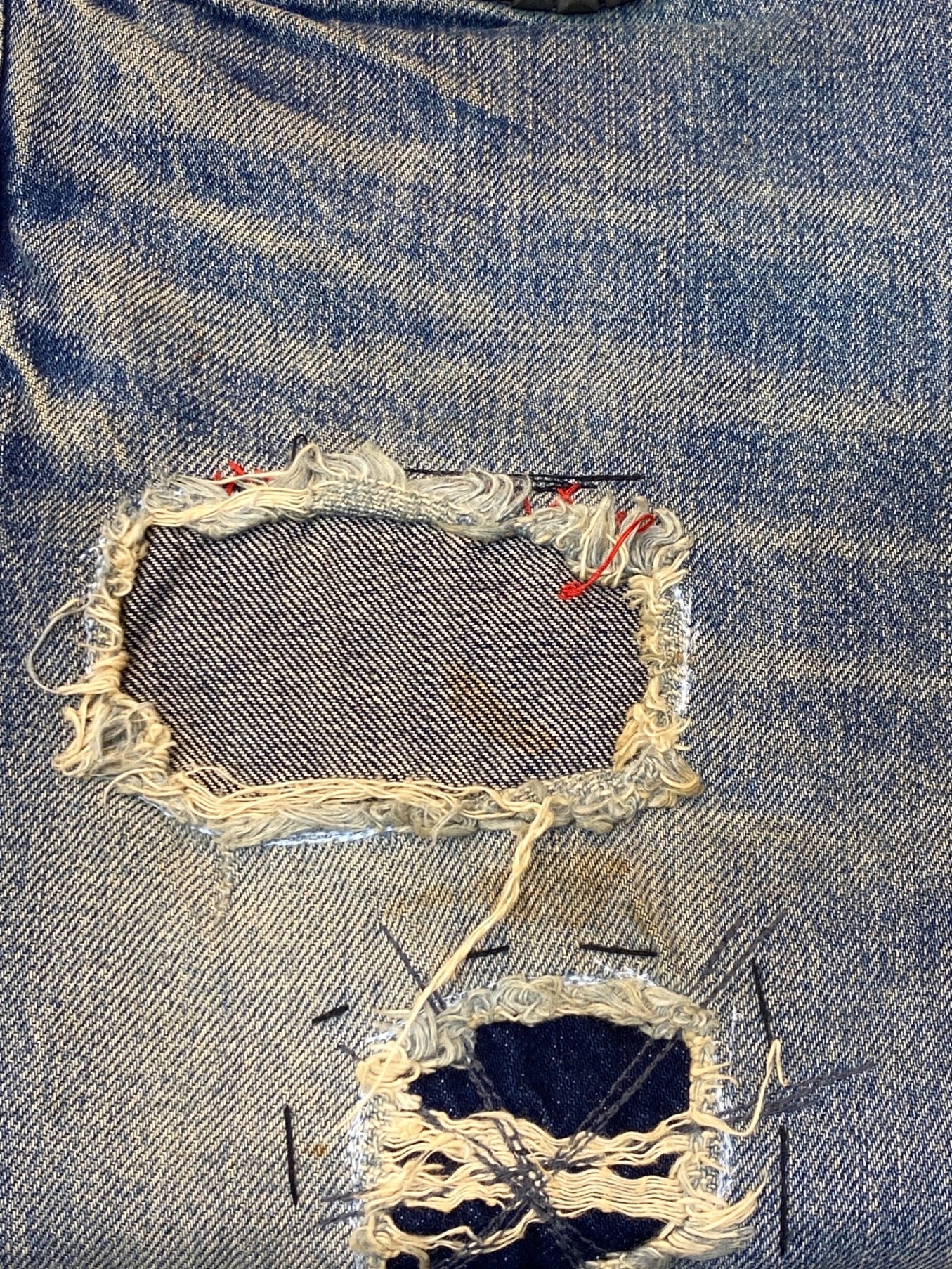 Hysteric Glamour HSR แปรรูปกางเกงยีนส์ 0203AP10