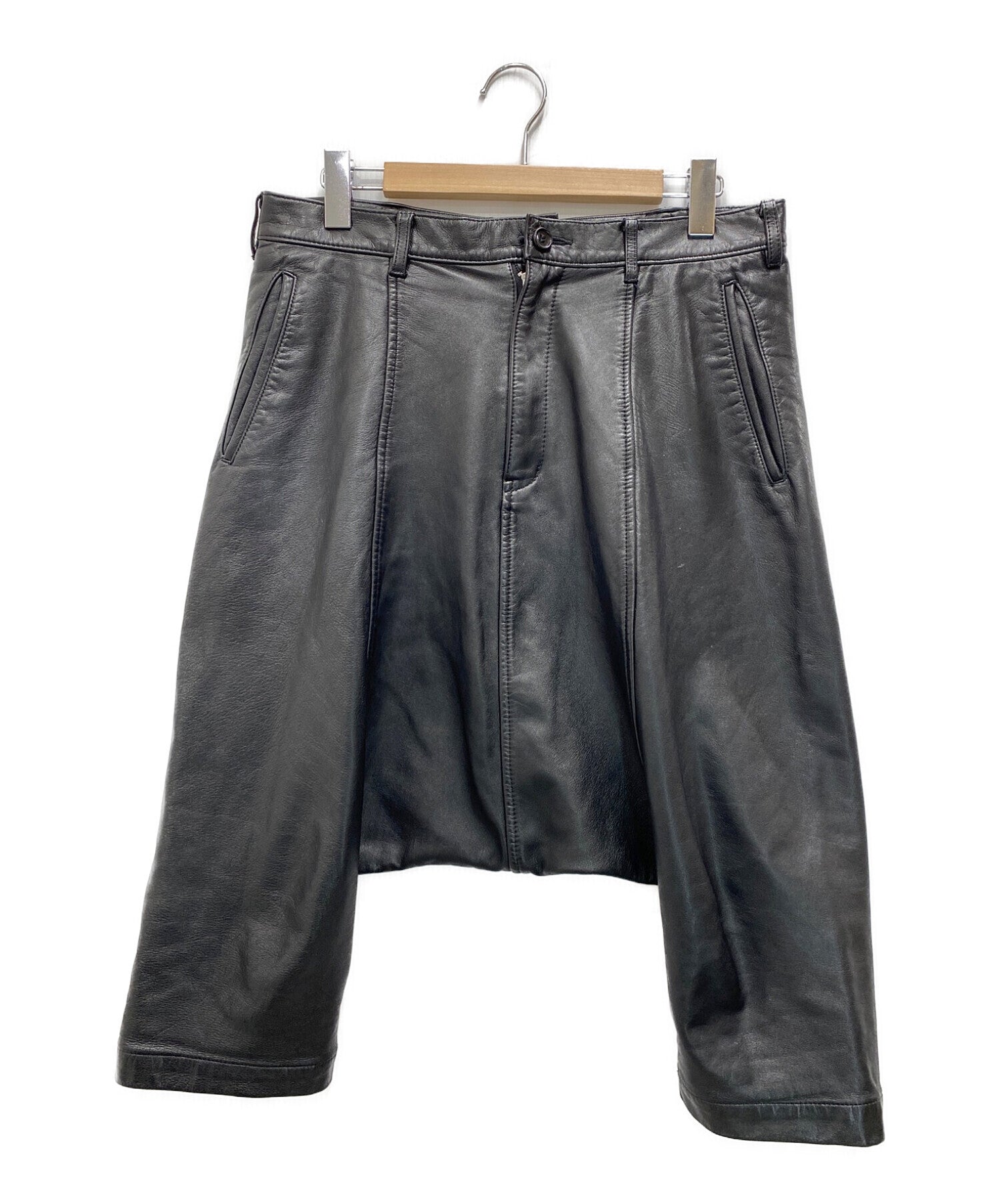 COMME des GARCONS HOMME PLUS Leather sarouel pants PL-P062