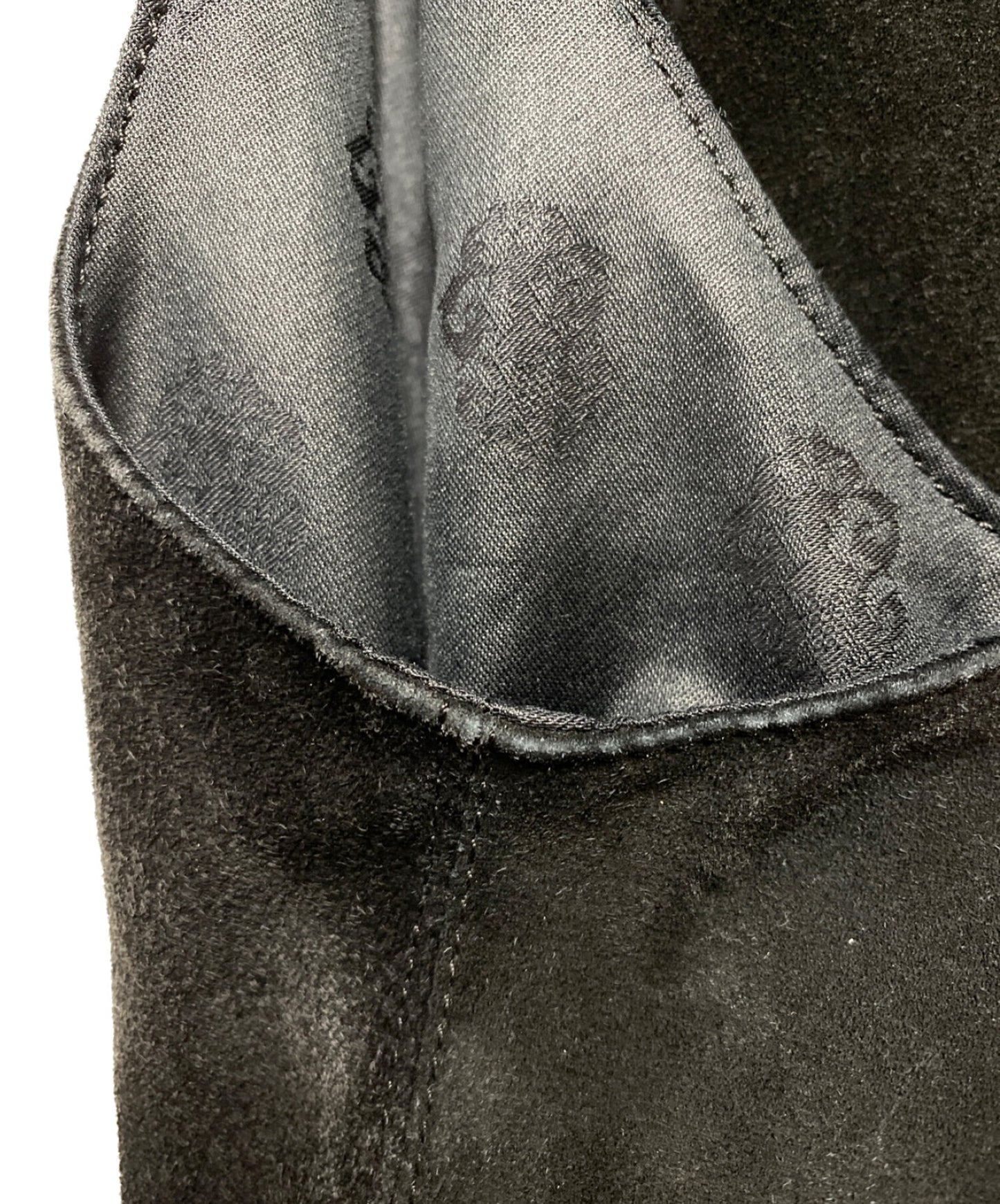 Chrome Hearts Cross-Bnuts绒面革背心2216-304-2001