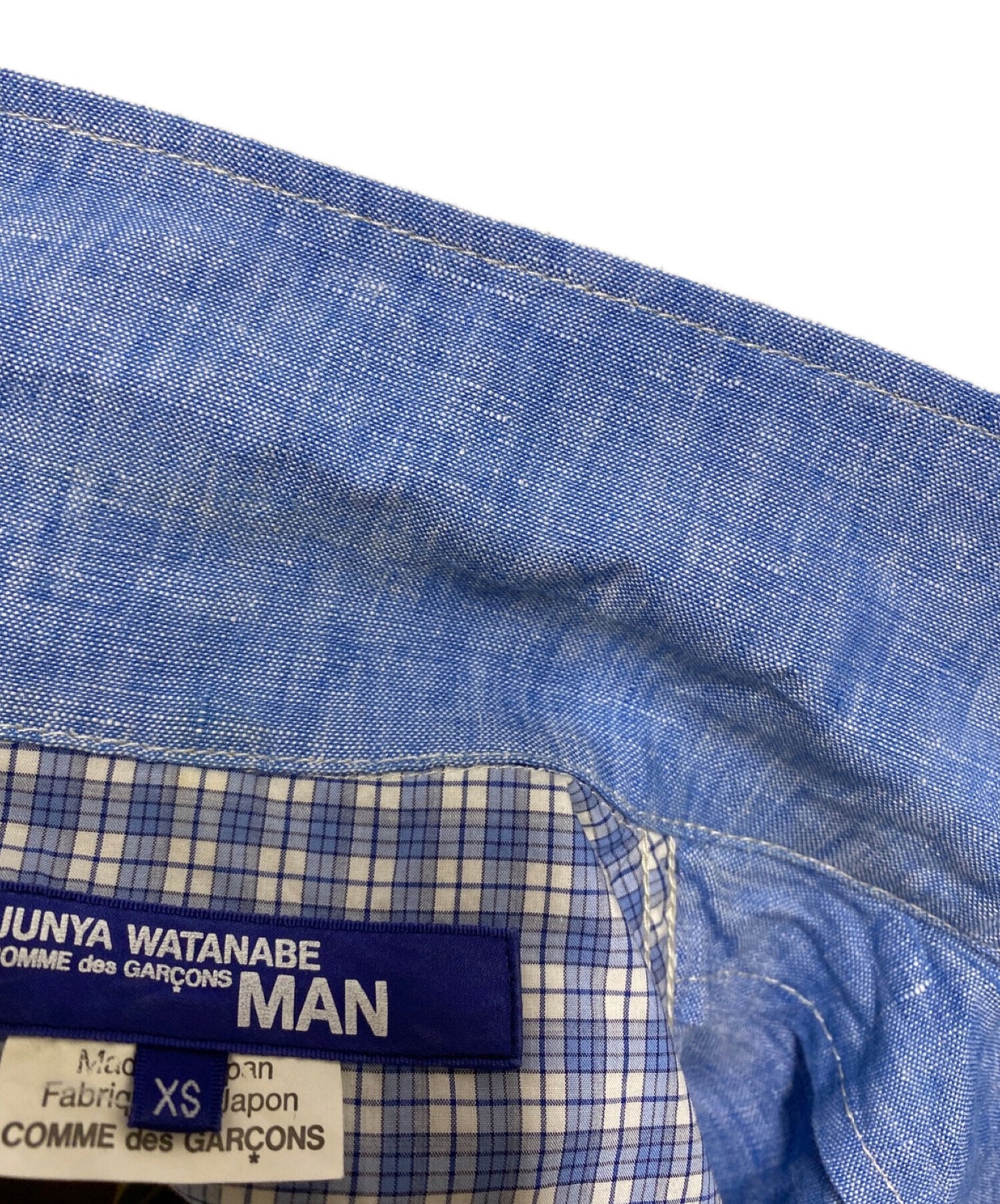 Comme des Garcons Junya Watanabe ผ้าลินินผ้า Chambray WC-B001