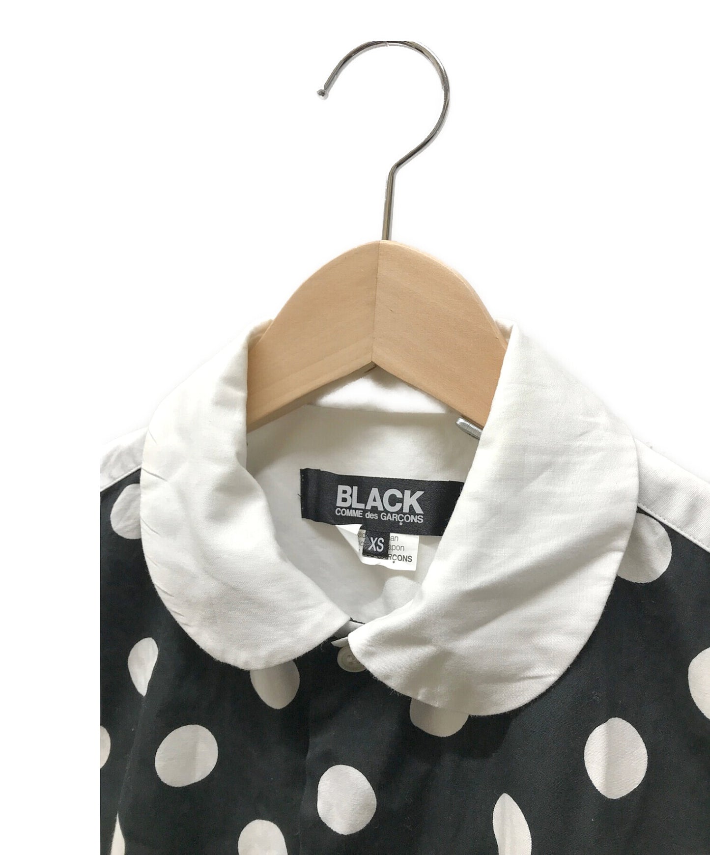 Black Comme des Garcons เสื้อคลุมกลม 1G-B022