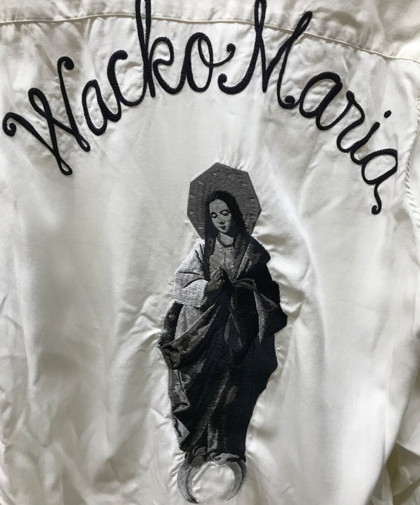 Wacko Maria Back Maria Open Collar Shirt