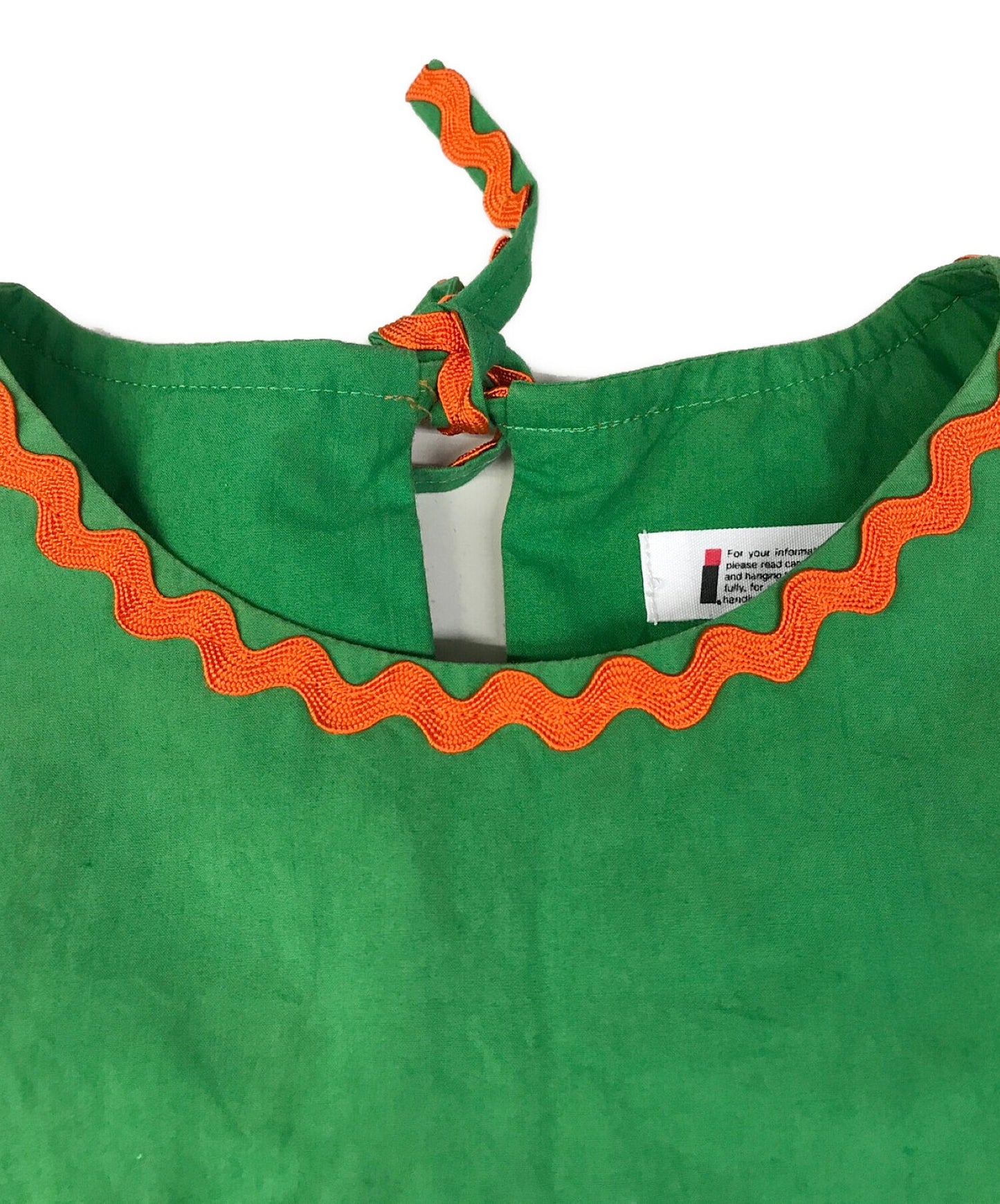 이다. Chisato Tsumori 디자인 오래된 디자인 자수 민소매 블라우스