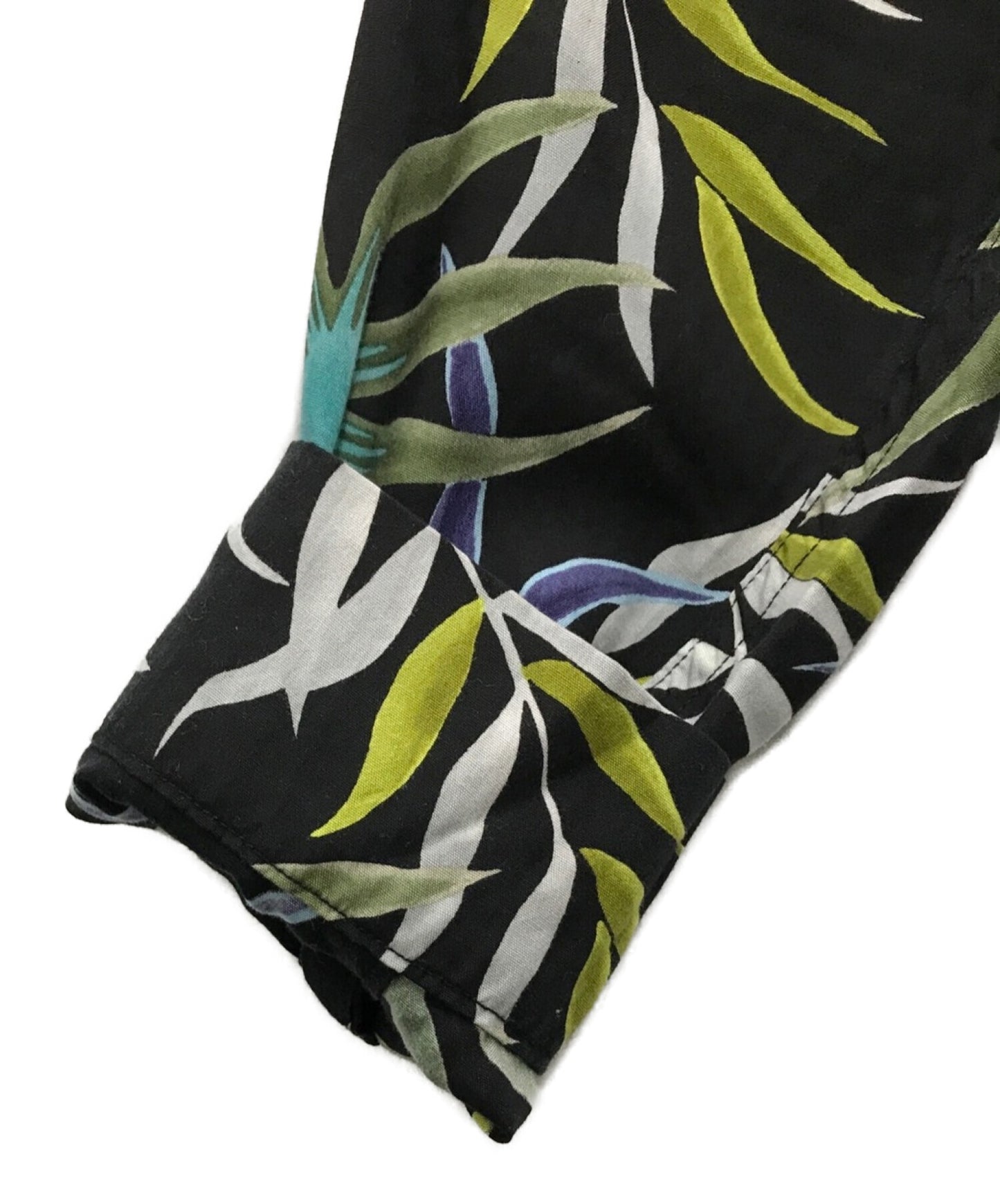 Wacko Maria Marijuana Pattern L/S Aloha Shirt