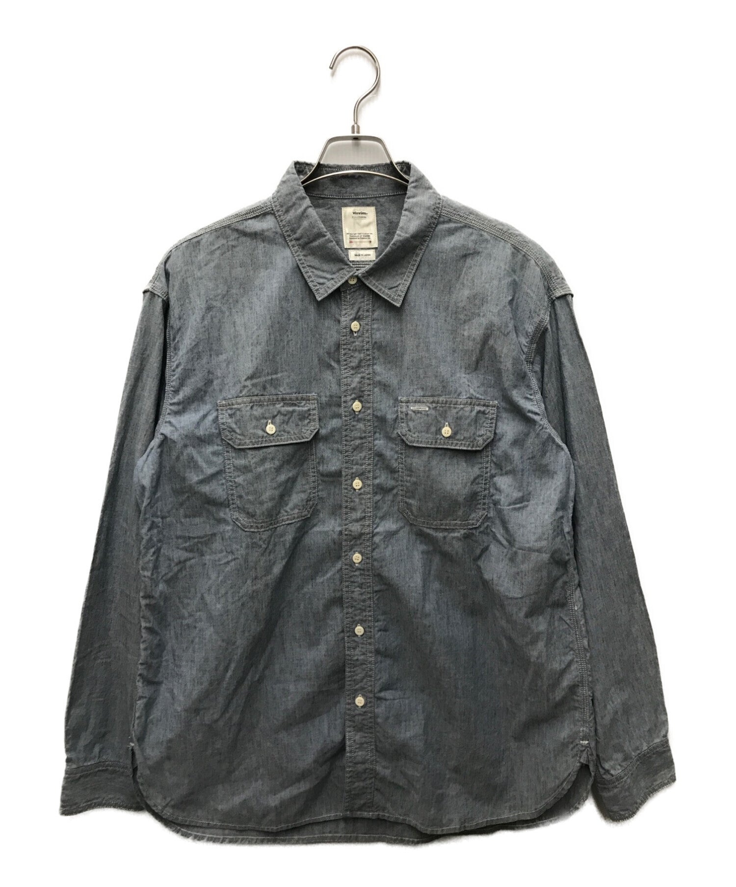 visvim Hemi Work Shirt Chambray Shirt 0119205011020