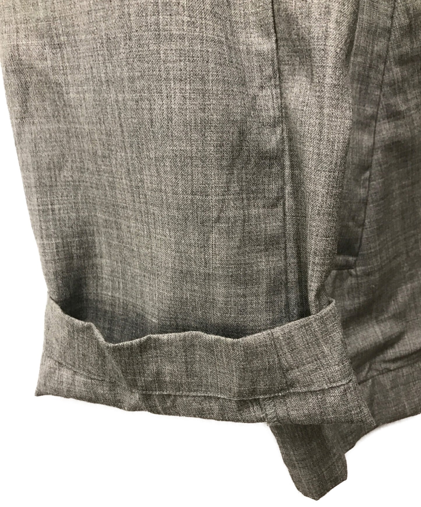 Comme des Garcons 셔츠 리브 베드 셔츠 재킷 양모 셔츠되지 않은 재킷