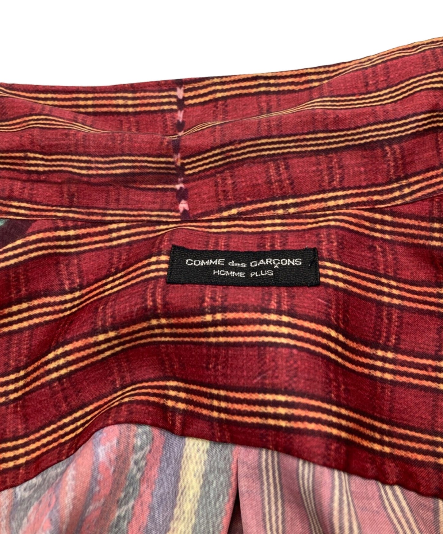 Comme des Garcons Homme Plus 1992SS Periat Perial Transcription Print Print Print All-Over Pattern Shirt PB-110220