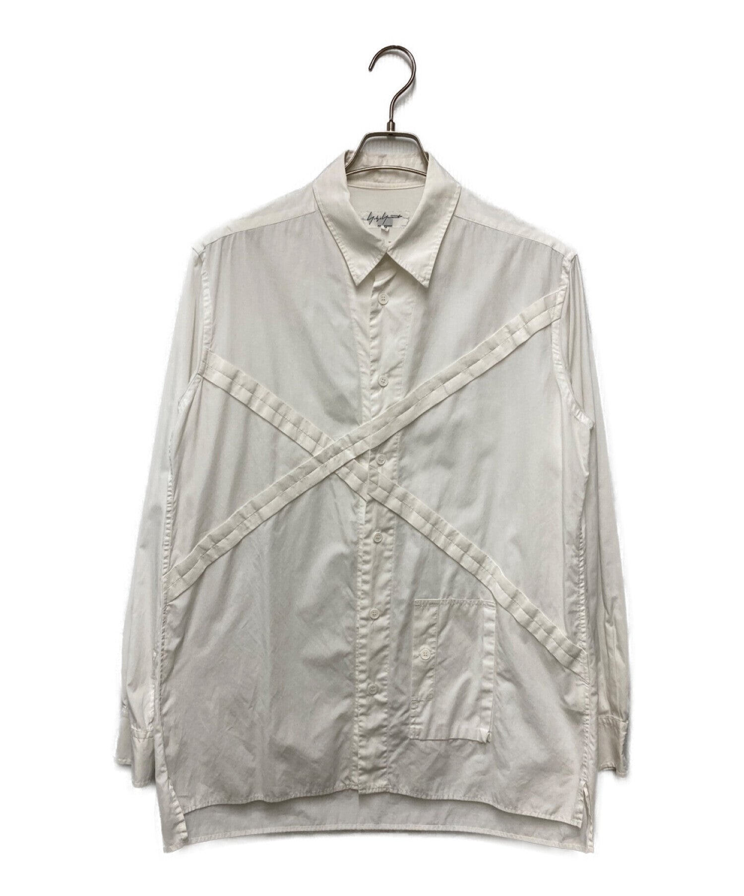 Yohji Yamamoto pour homme 13SS Cross design shirt HX-B29-059