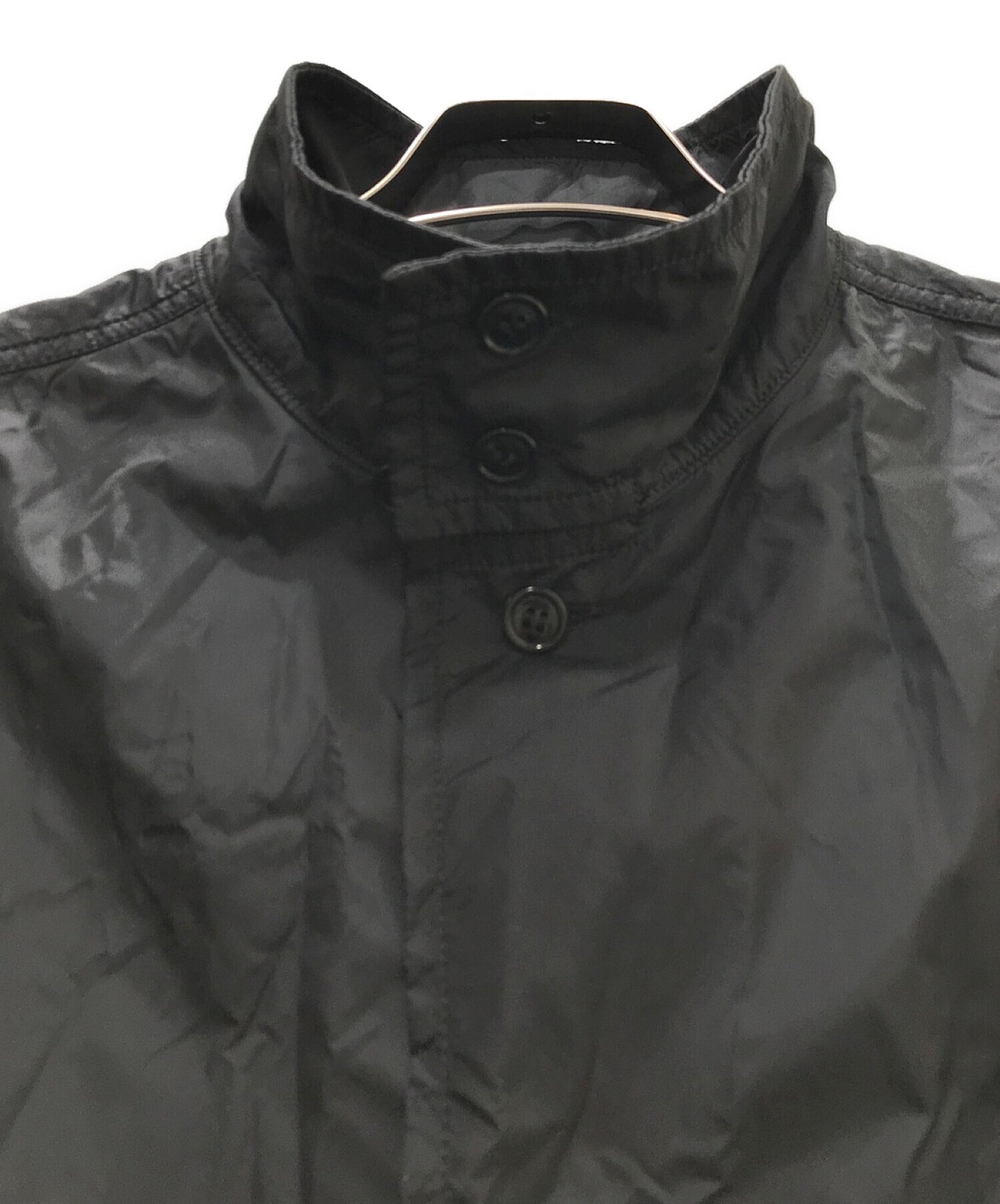 Yohji Yamamoto Pour Homme Nylon模板锁领外套HR-B01-600