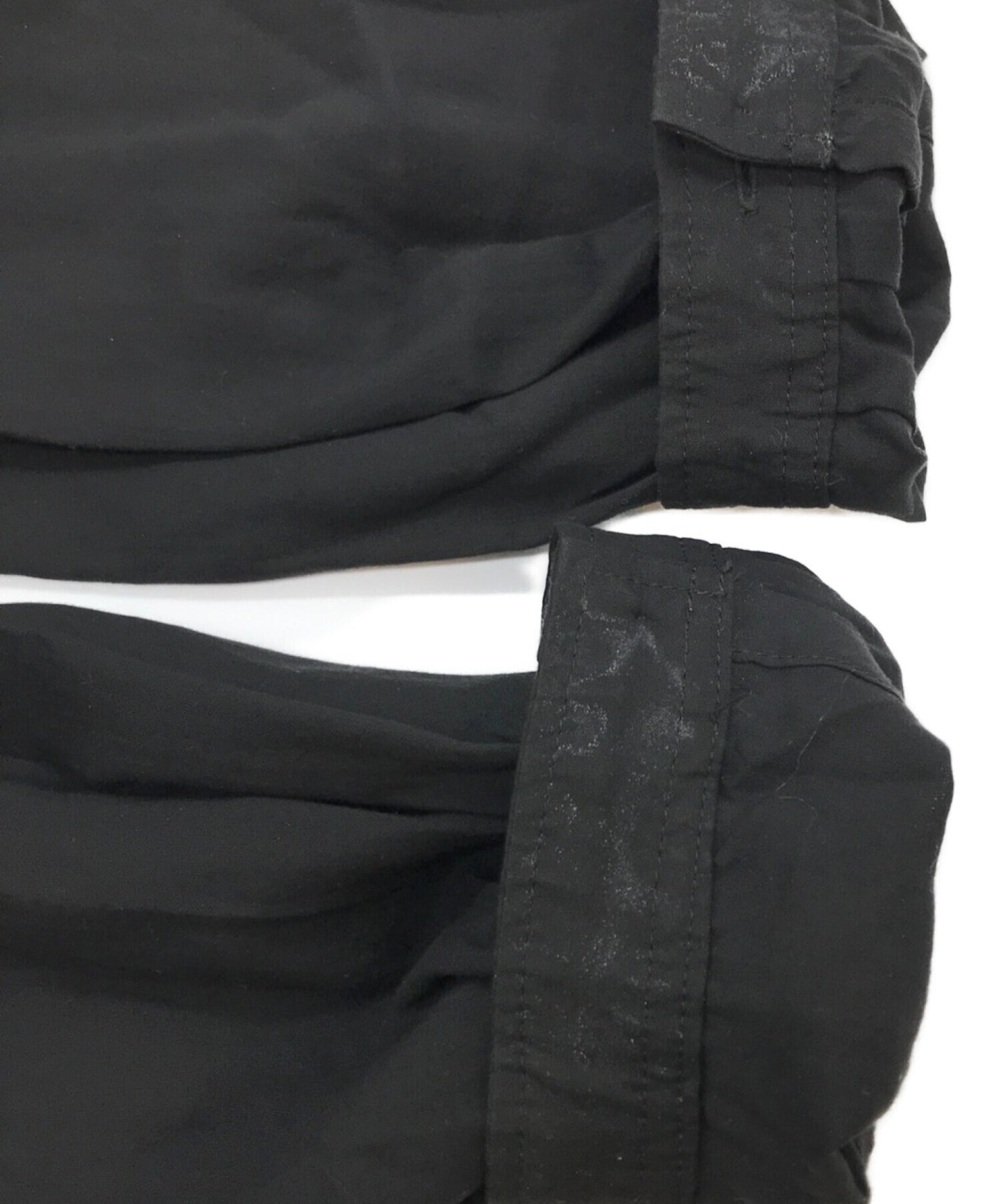 Yohji Yamamoto倒入Homme襯衫,帶有左右胸部開口和樂隊HH-B43-814