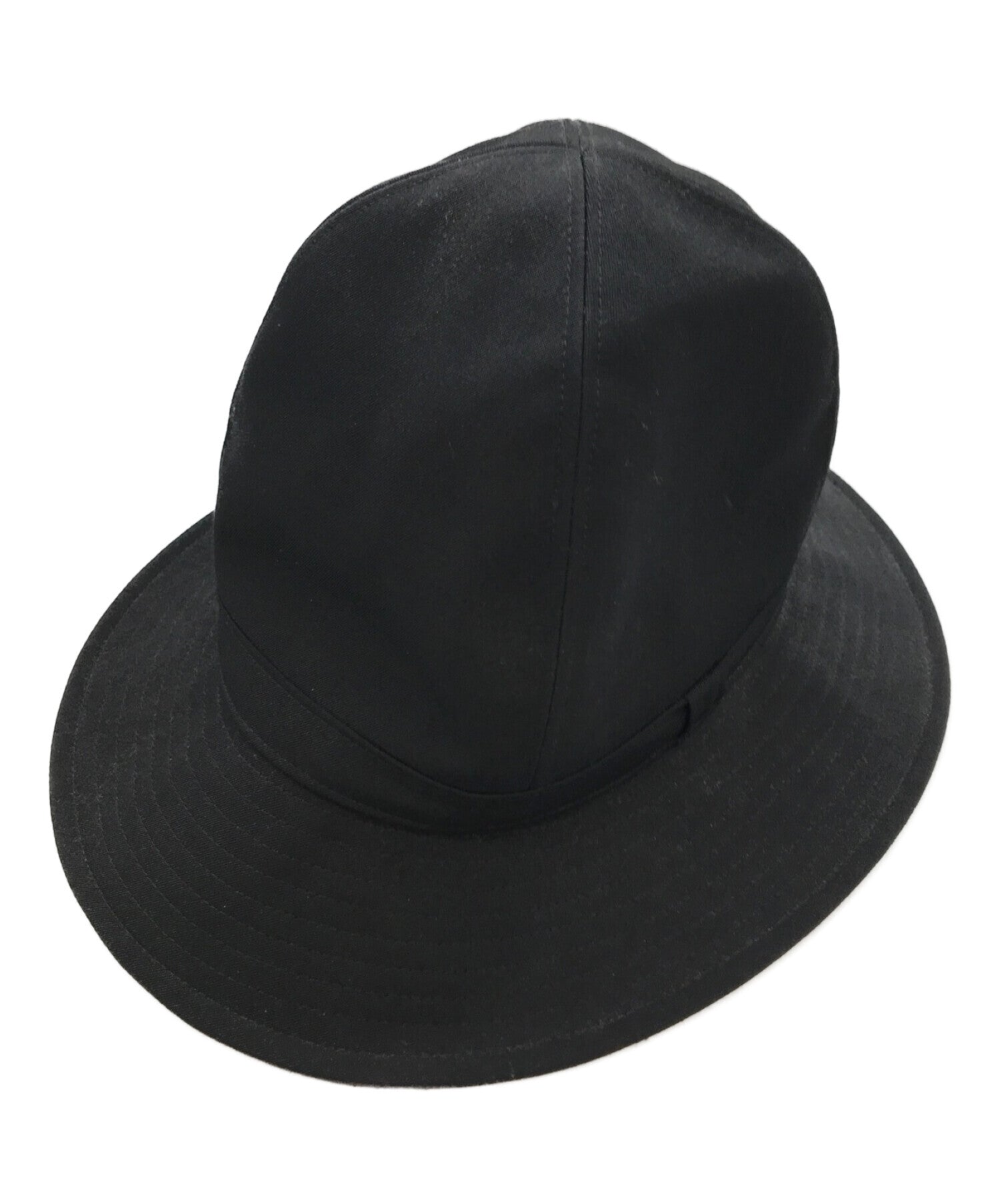 YOHJI YAMAMOTO Wrinkled Gabardine Fedora hat HR-H09-100