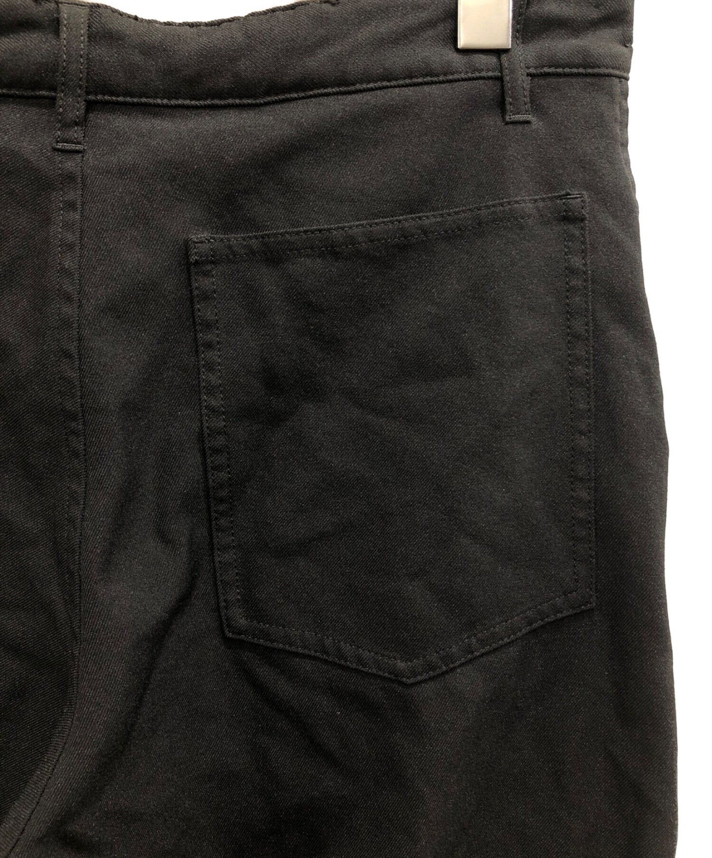 Black Comme des Garcons Polyester 바지 1B-P024