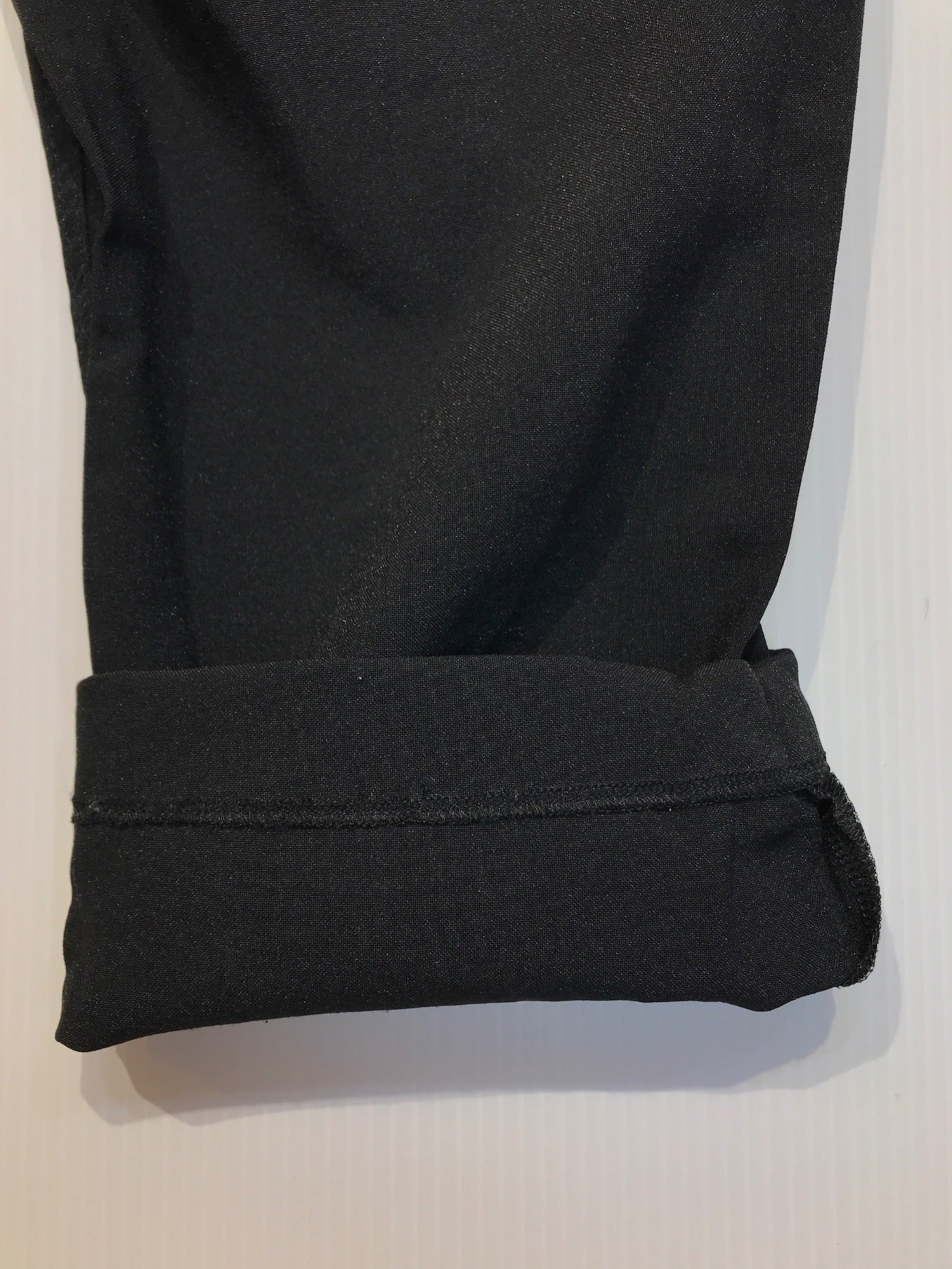 Black Comme des Garcons Polyester 바지