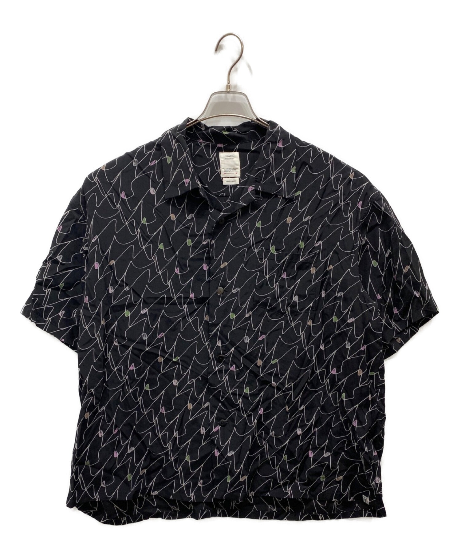 visvim wallis shirt s/s black size 3 - トップス