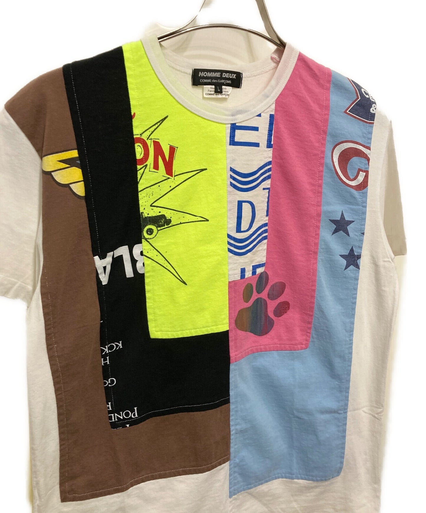 COMME DES GARCONS HOMME DEUX PATCHWORK剪切de-t502