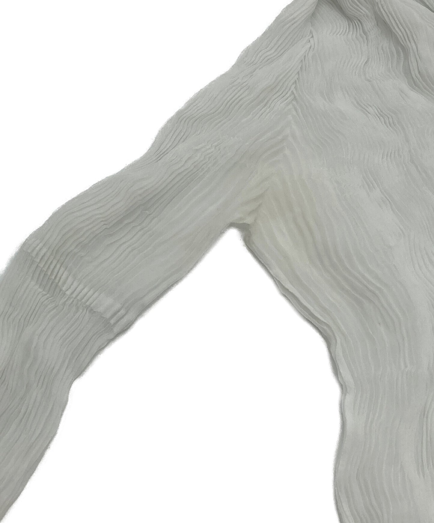 Issey Miyake Chiffon Twist 1 / Chiffon Twist / Long Sleeve / Long Sleeve / Blouse / Sheer / High Neck IM71FJ410