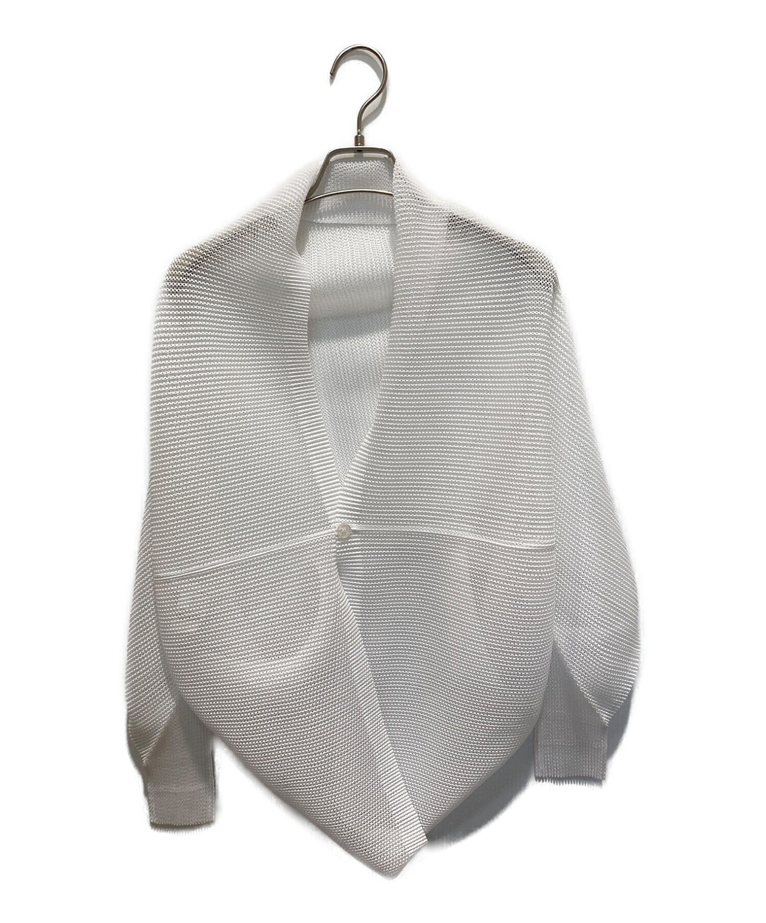 PLEATS PLEASE Mesh Pleated Cardigan PP83-F025 | Archive Factory