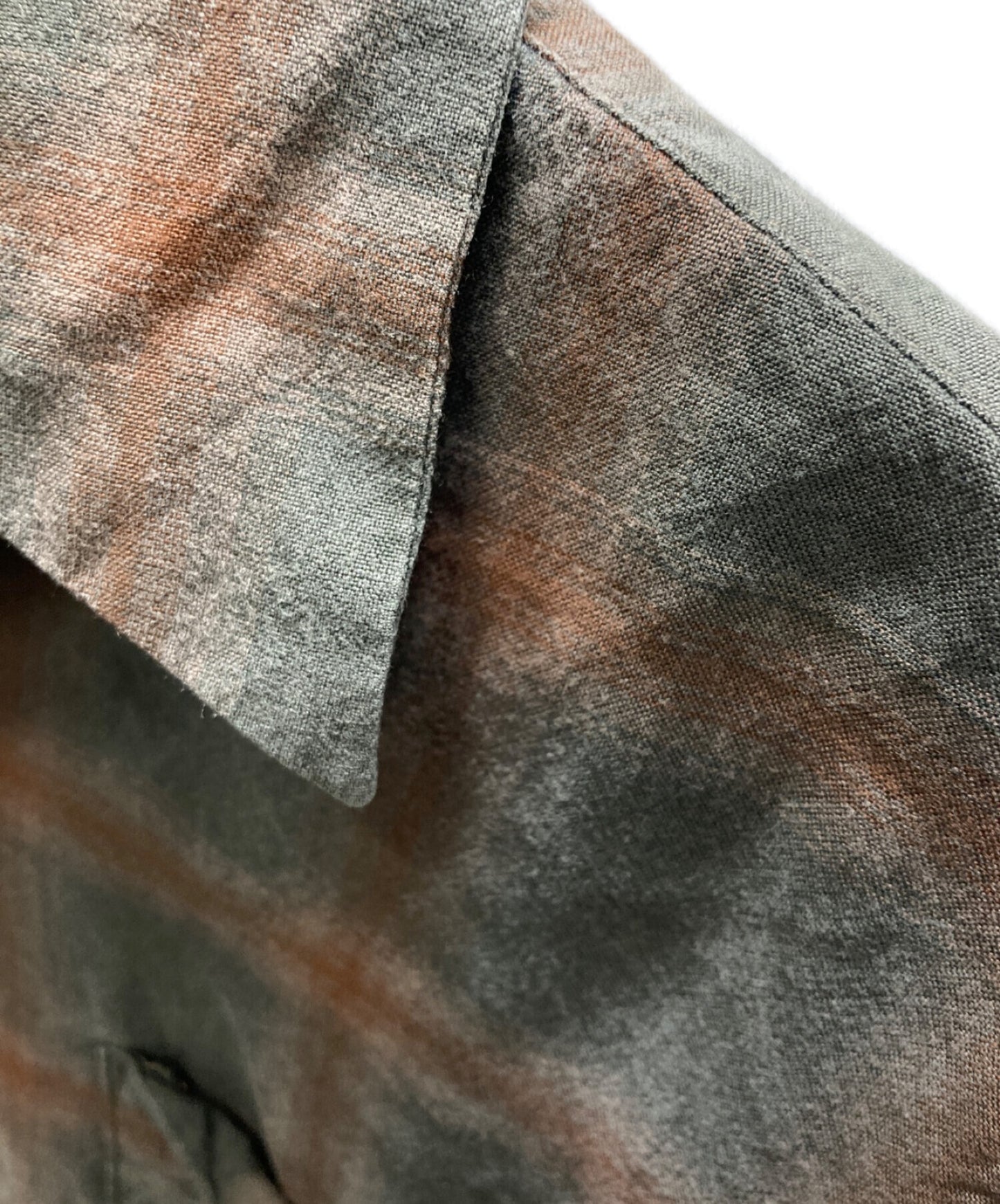 Wacko Maria Ombre 오픈 칼라 셔츠를 확인하십시오