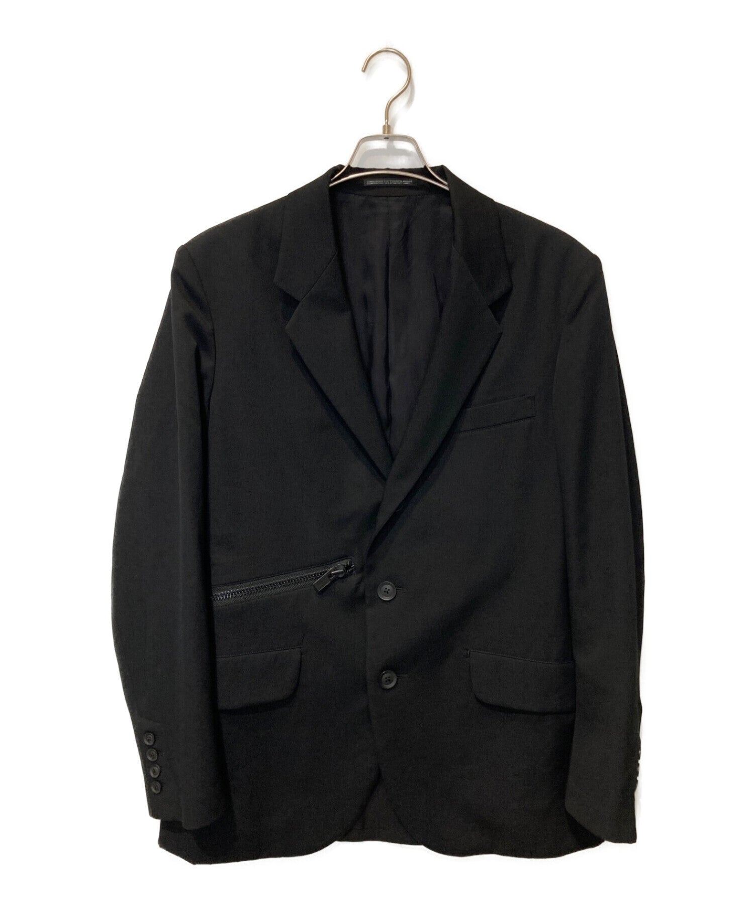 Yohji Yamamoto pour homme Jacket with right side zipper HX-J13-100
