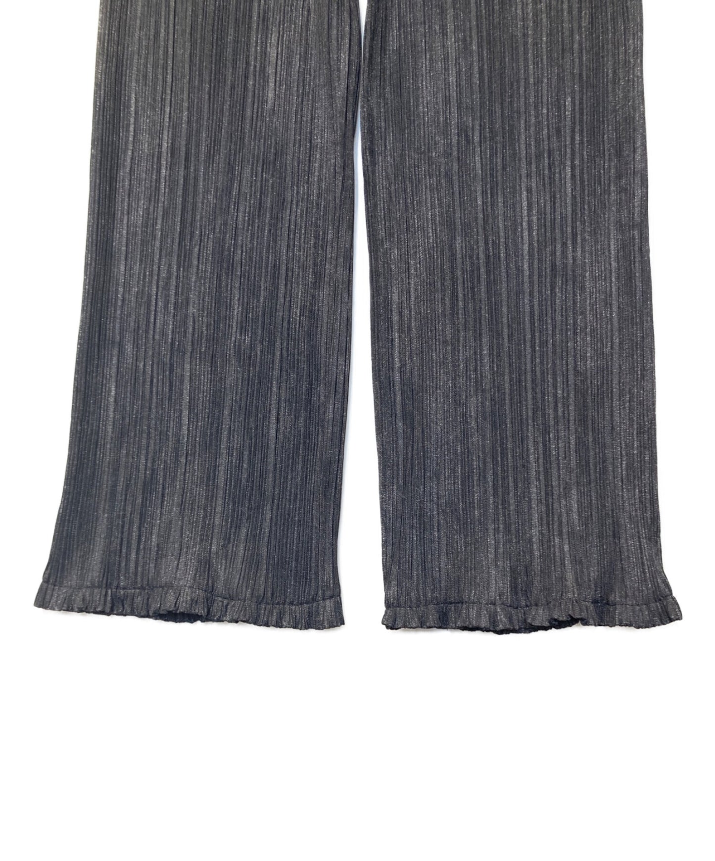 จีบโปรดพิมพ์เดนิมพิมพ์กางเกงจีบ pp75-jf022