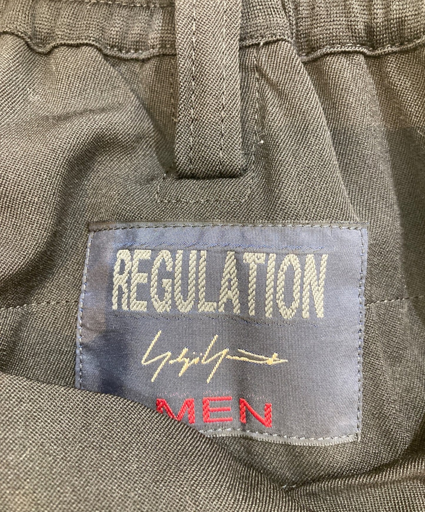 法规Yohji Yamamoto stretch Twill易于拉链裤HR-P02-140