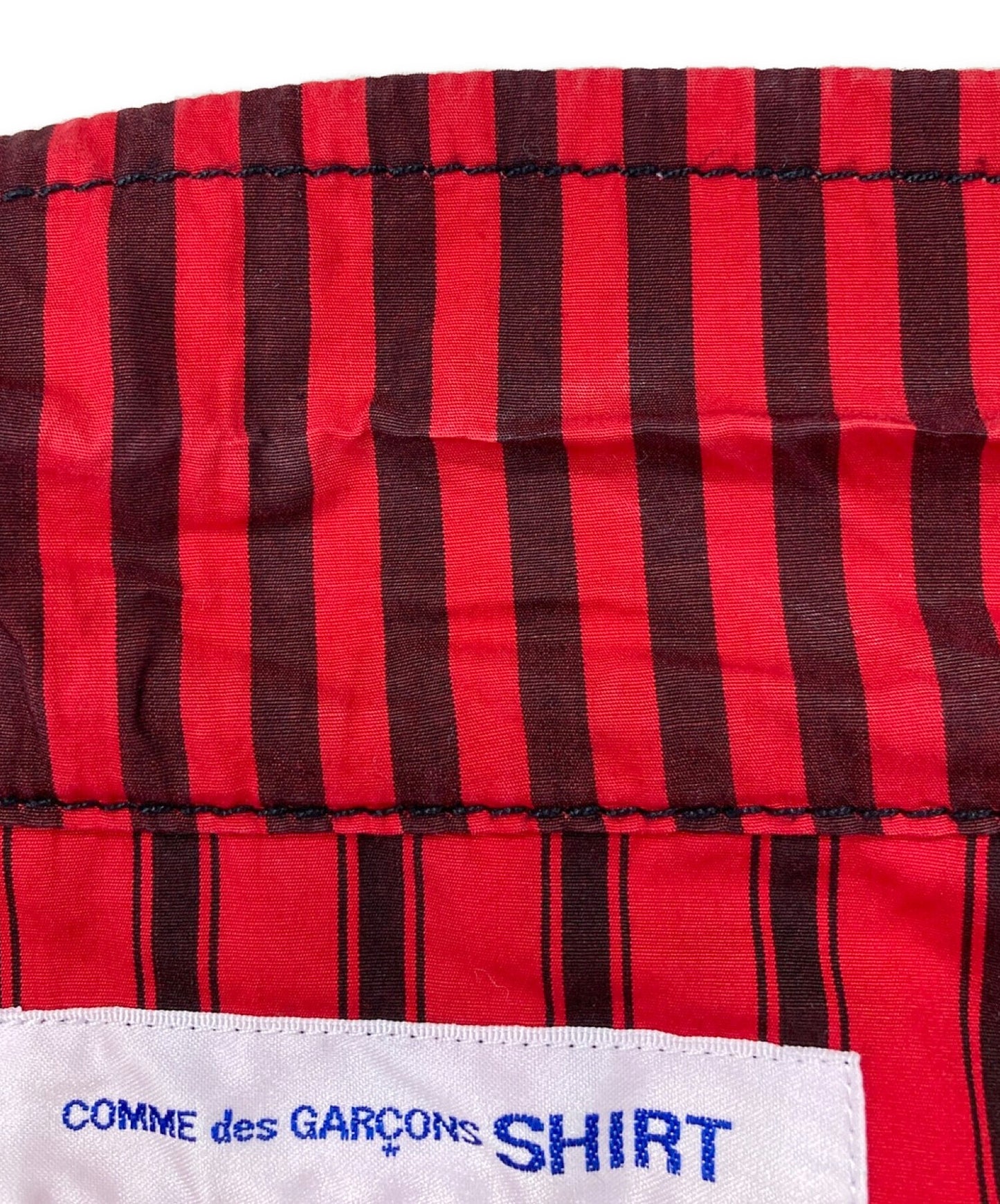 Comme des Garcons襯衫條紋夾克FI-J003