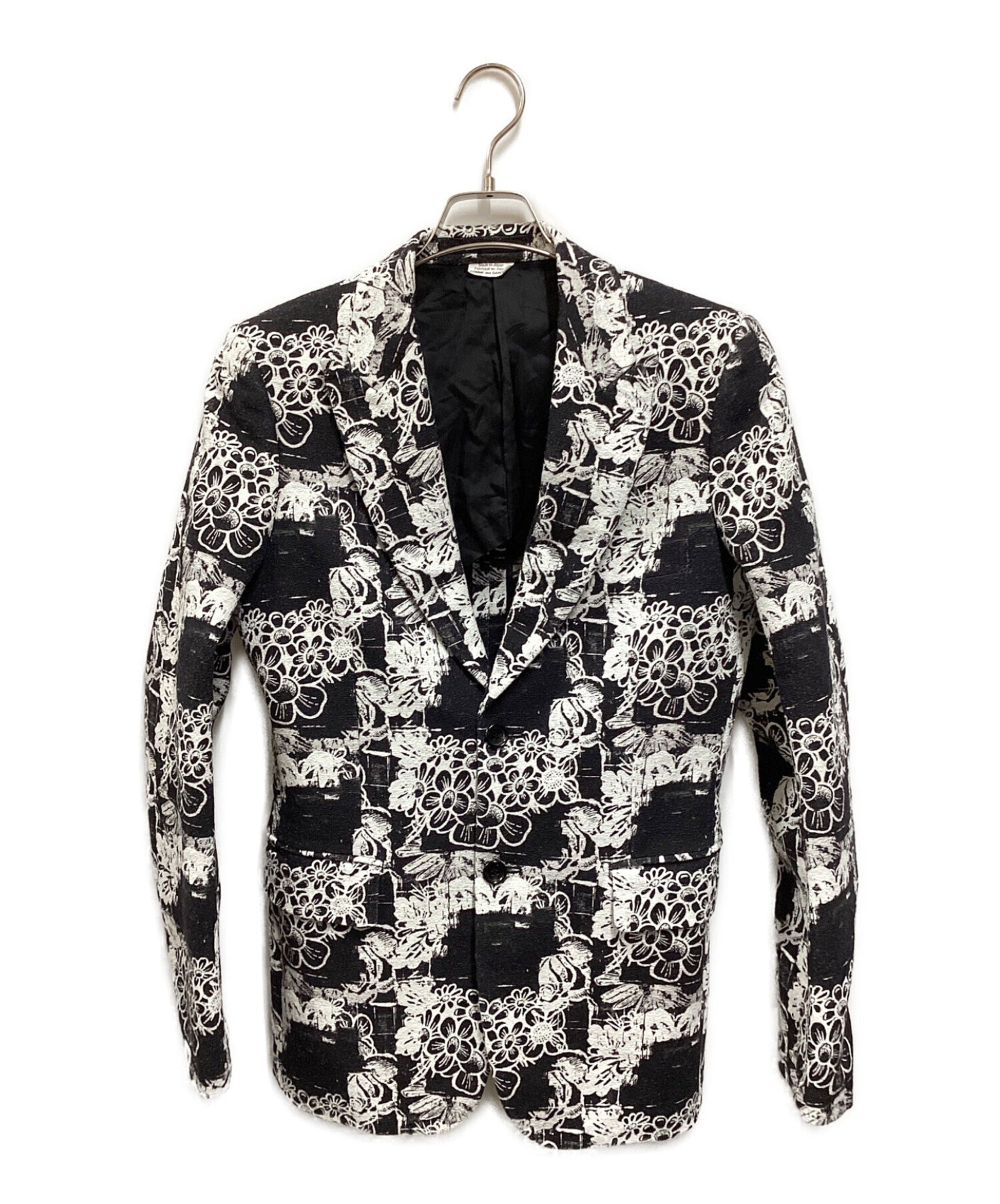 COMME des GARCONS HOMME PLUS 22SS Floral Pattern Tailored Jacket PI-J0