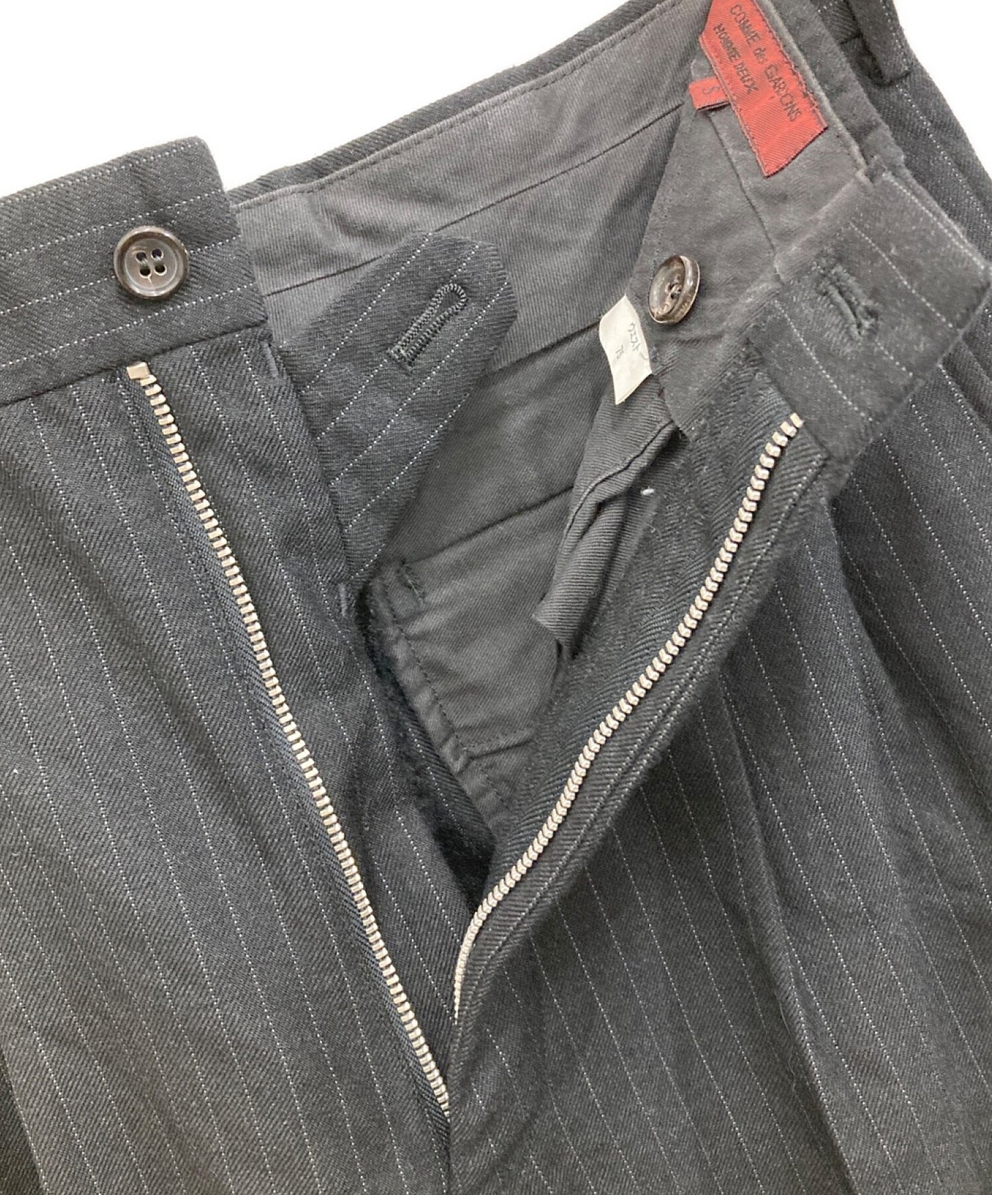 Comme des Garcons Homme Deux Shadow Stripe Stripe羊毛休閒DP-54012S