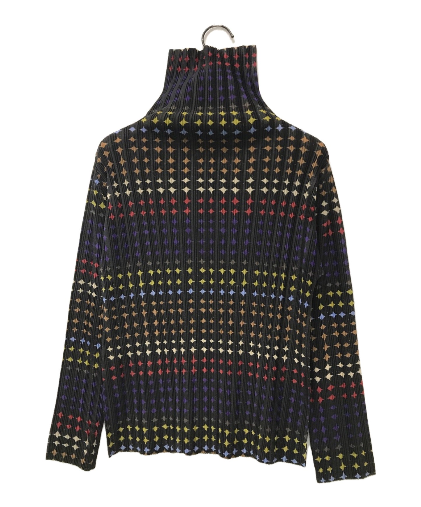 주름 Pleats Please Rib Pleats Neon Sign / Long Sleeve Cut PP91-FK332