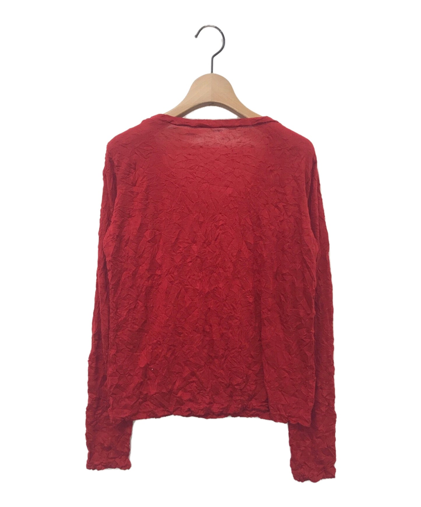 我Issey Miyake洗衣機加工長袖切割MI04JK593