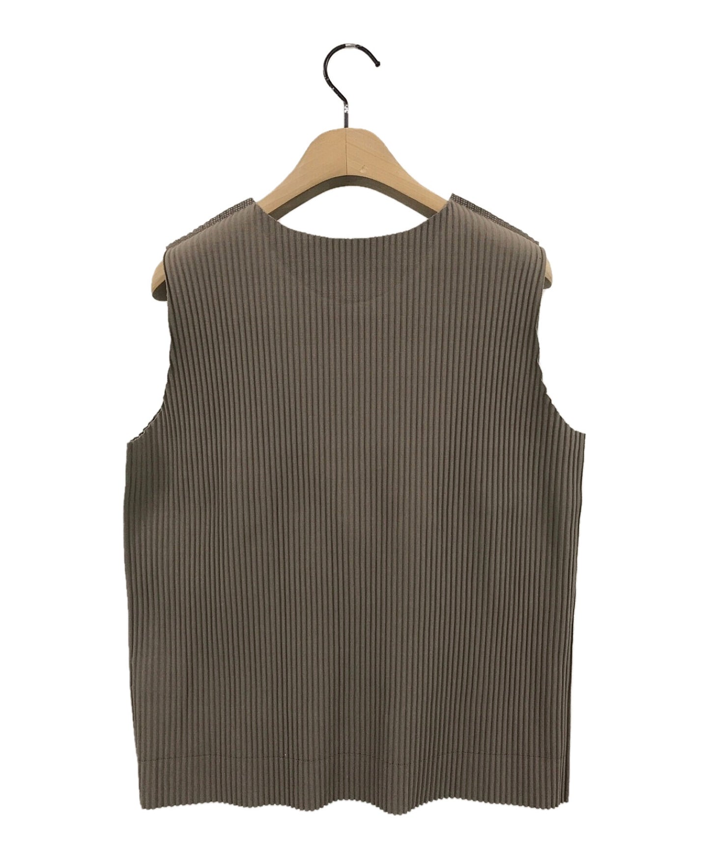 Me issey miyake pleated没有袖子衬衫mi92kr612