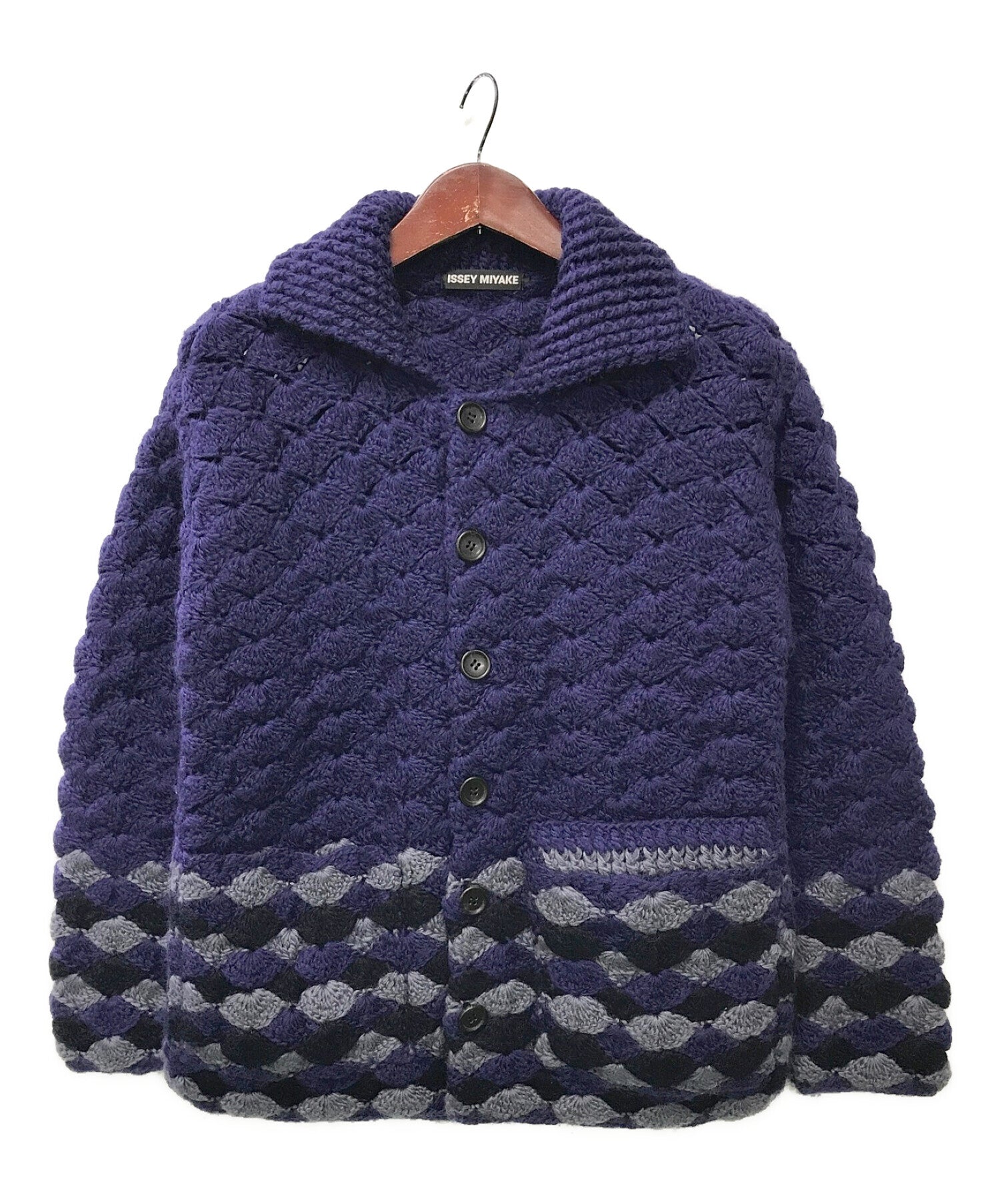 ISSEY MIYAKE MEN Knit jacket ME73KO004 | Archive Factory