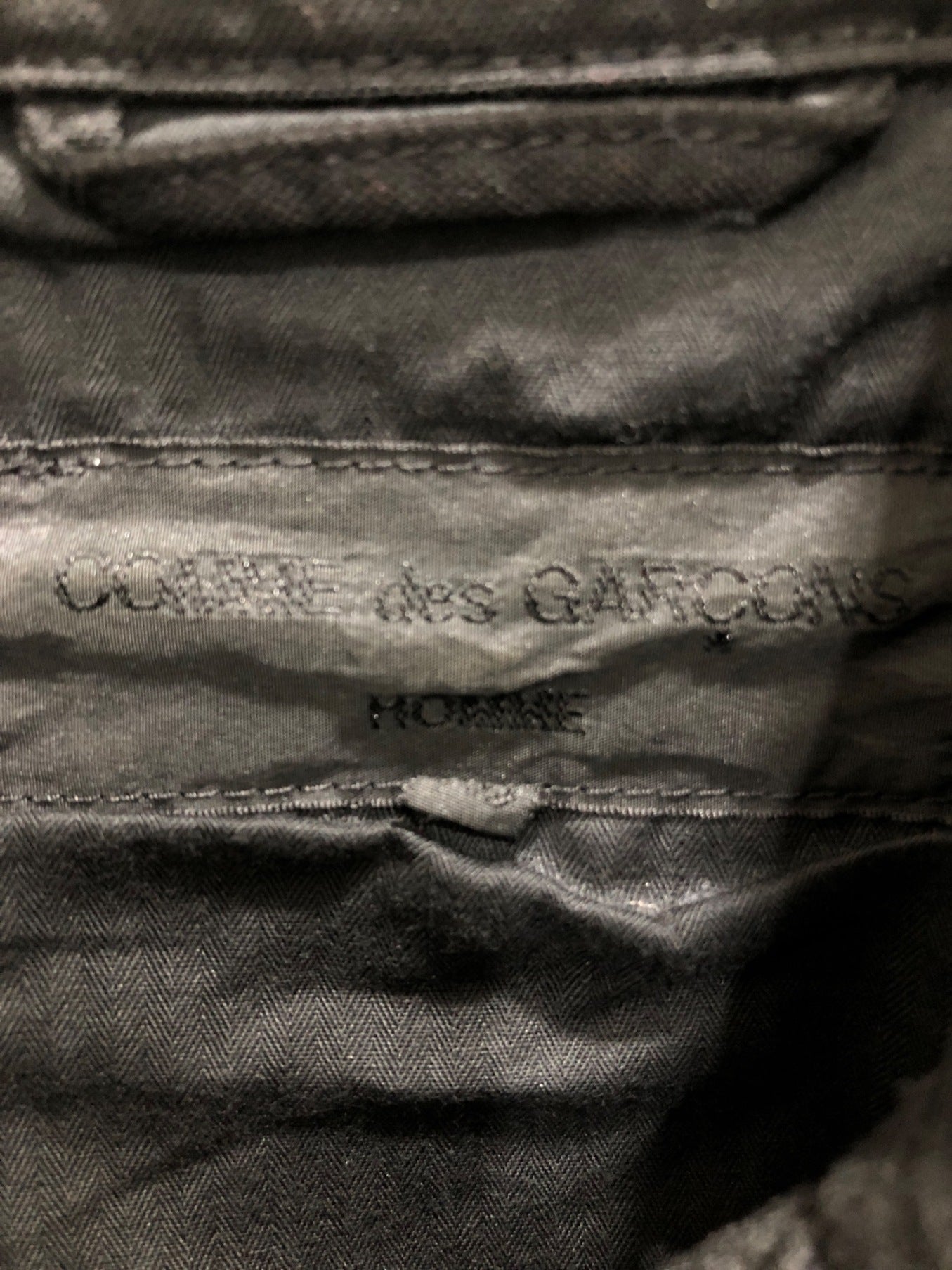 Comme des garcons homme ester ox แจ็คเก็ตผลิตภัณฑ์ย้อมสี