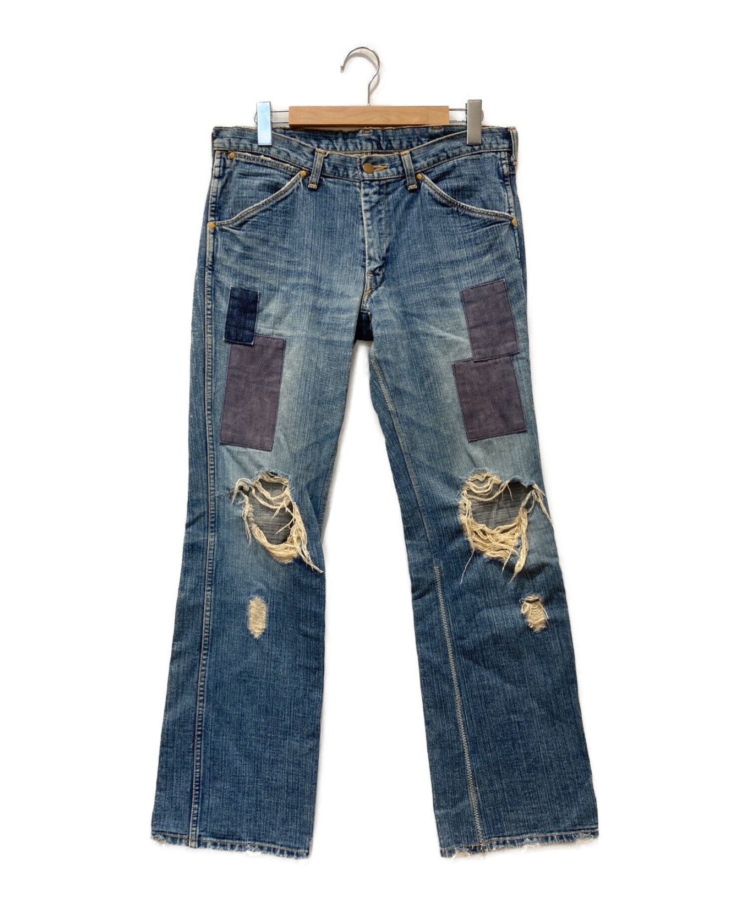 NUMBER (N)INE 03S/S patchwork denim pants