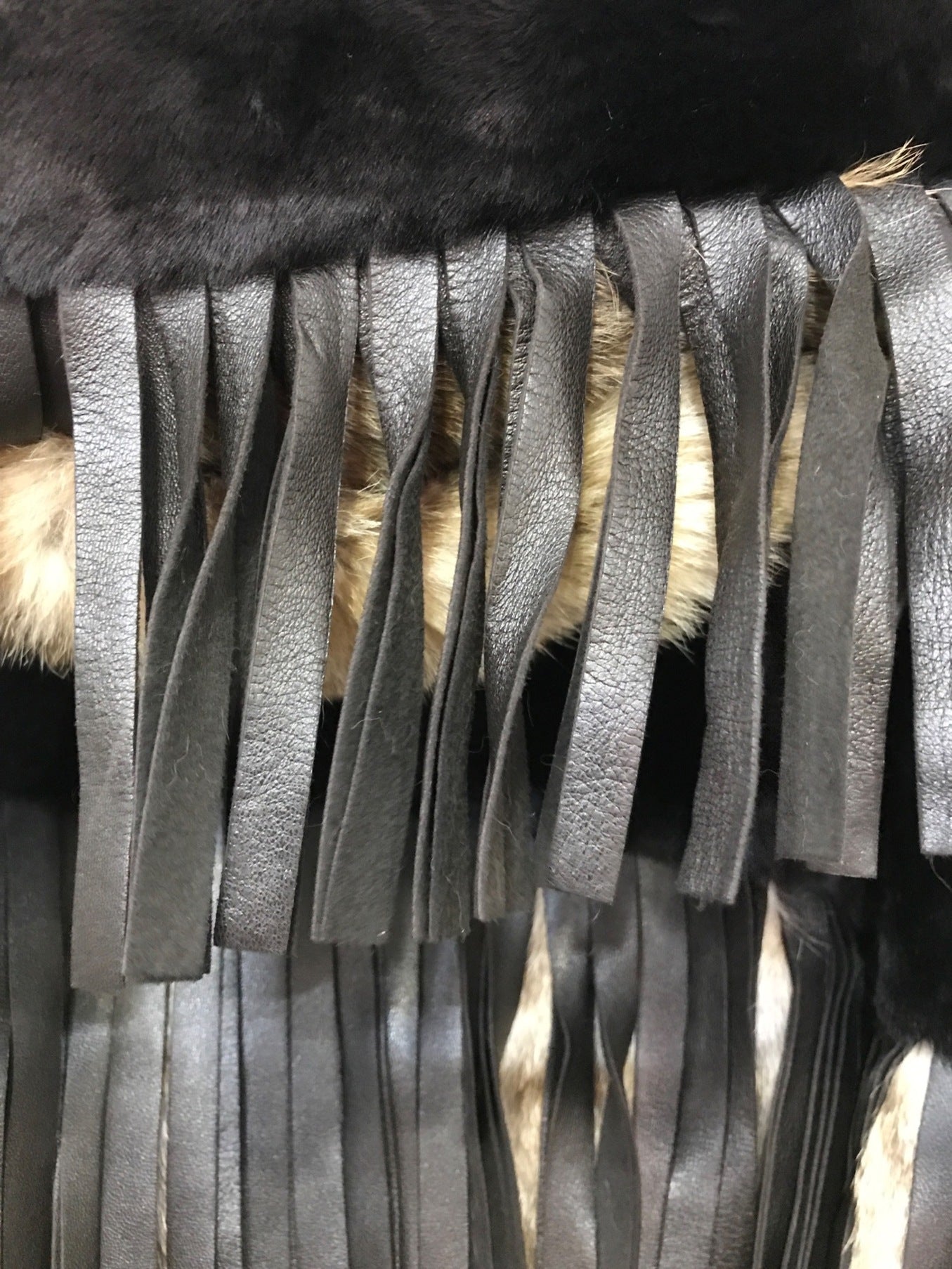 Saint Laurent Paris Rive Gauche Fur Coat