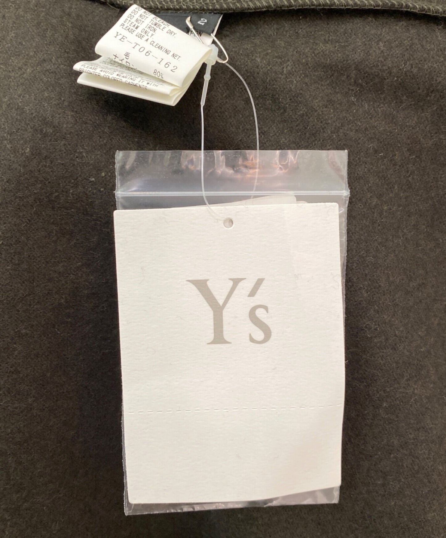 ปุ่มตะเข็บกลางธรรมดาของ Y คลุมด้วยผ้ายาว t/ถัก parka ye-t06-162-1