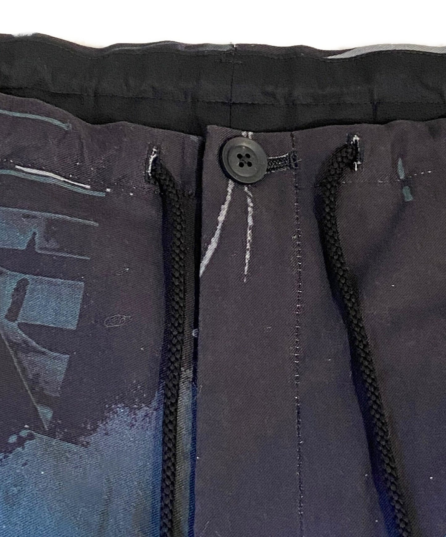 黑色丑闻Yohji Yamamoto 22SS女性罪犯701 Scorpion腰部裤子HG-P23-054