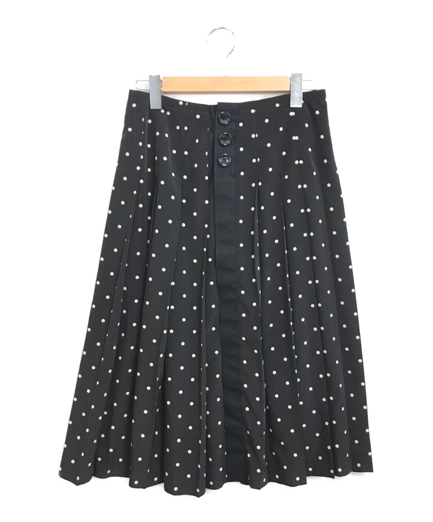 tricot COMME des GARCONS Dotted pleated skirt TE-S006