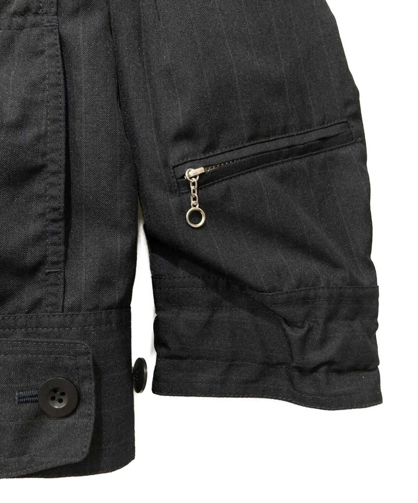 Comme des Garcons Junya Watanabe Man Ramie Stripe Jacket WI-J023 / AD2021 / 22SS