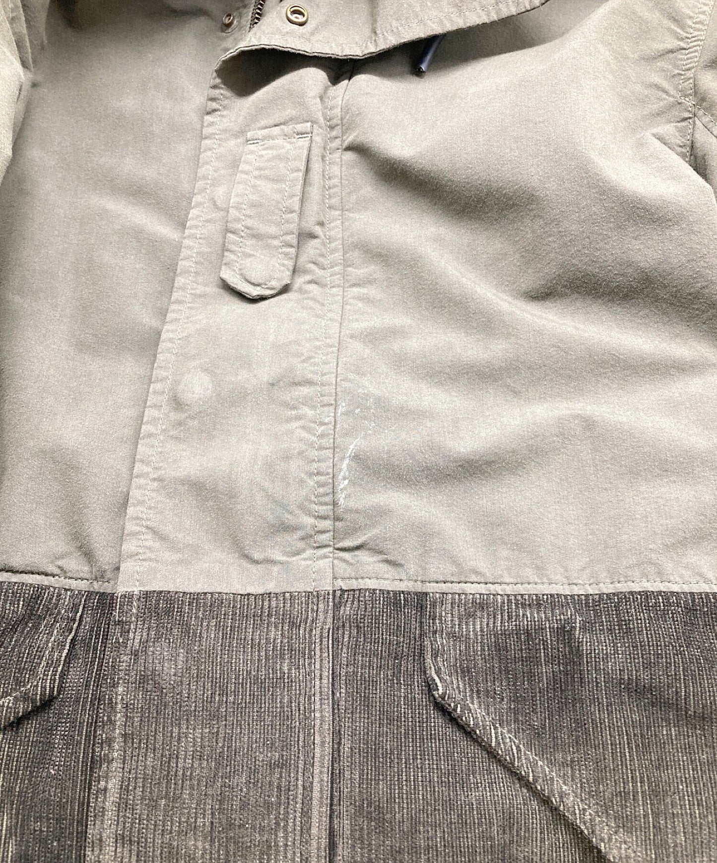 Comme des Garcons Homme Corduroy สลับแจ็คเก็ตคลุมคลุมกัน HA-J016