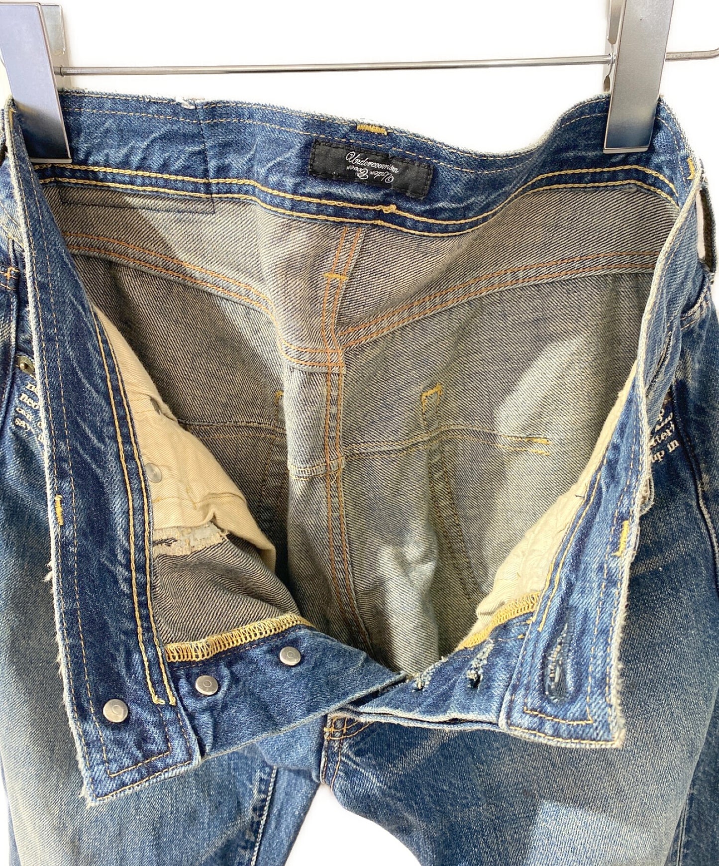 Overcover Patti Smith เนื้อเพลงปักซ่อมกางเกงยีนส์ C4521