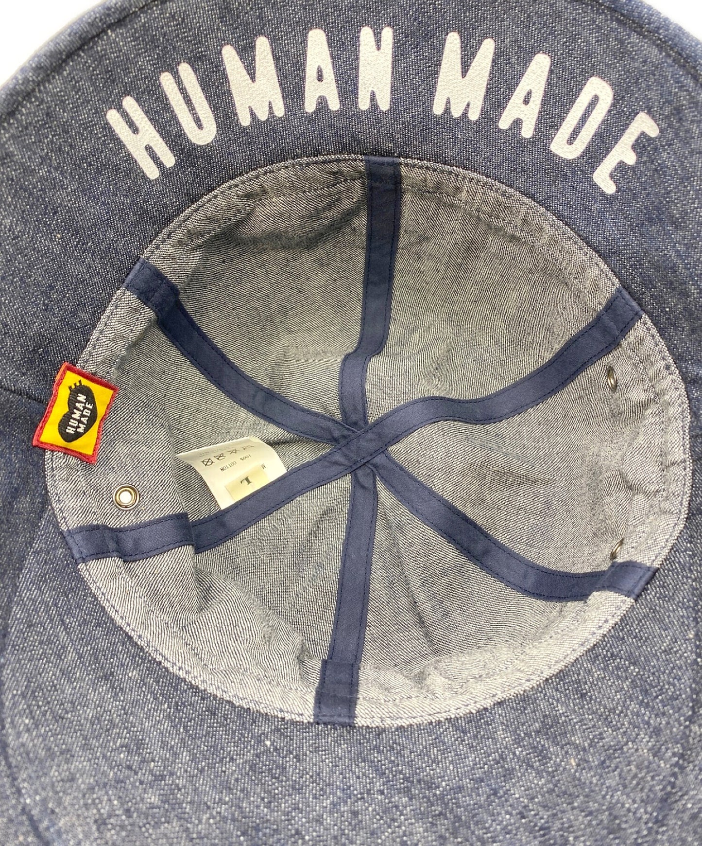 หมวกถังผ้ายีนส์ทำมนุษย์