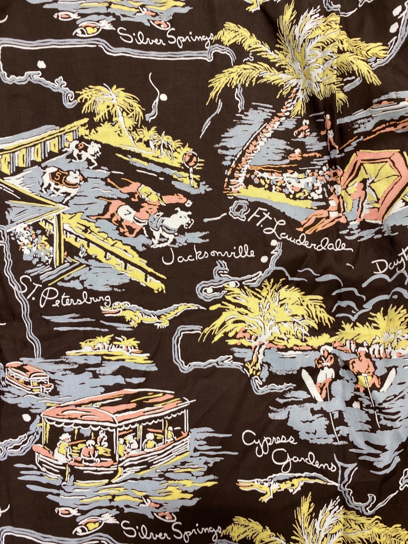 VISVIM DUKE衬衫阳光S/S(Duke Shirt Sunshine短袖衬衫)0115105011013