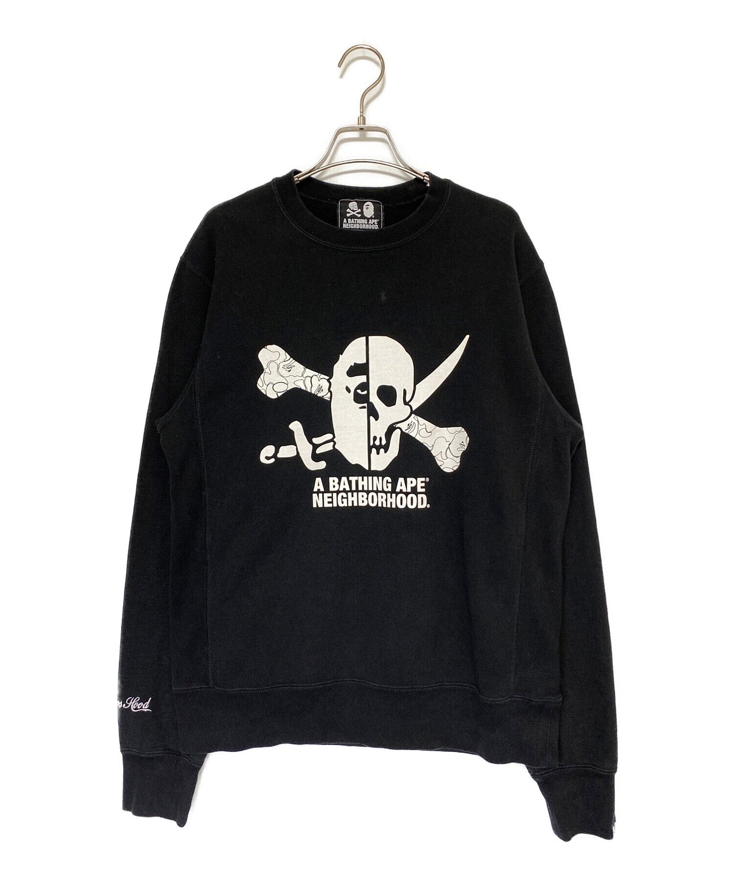 A BATHING APE Printed crew neck sweatshirt 001SWE731908X