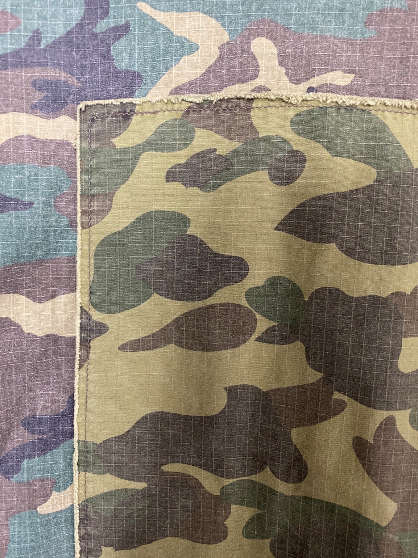 WTAPS x 목욕 원숭이 정글 LS 셔츠 172GWAPD-SHM01S