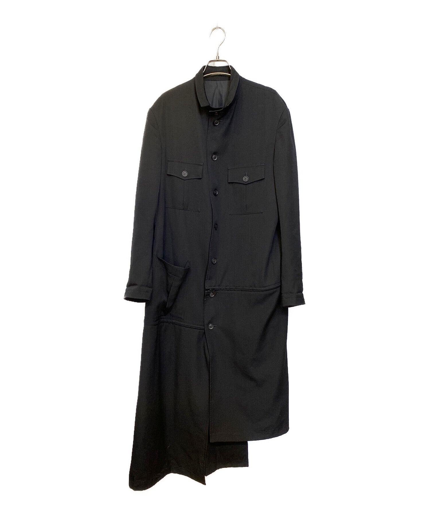 Yohji Yamamoto pour homme Wool Gaber Stand Zipper Jacket HC-J16-100