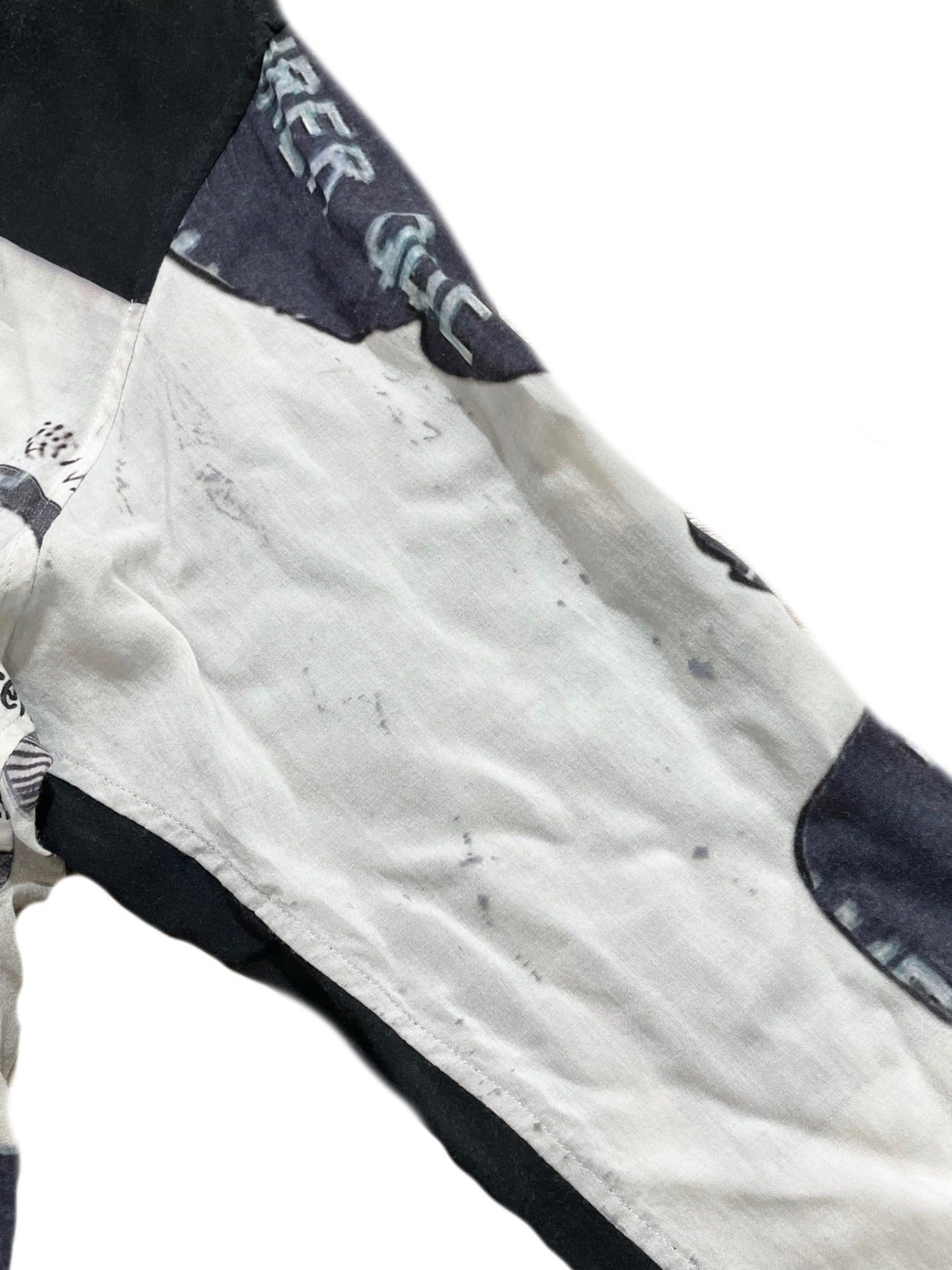 黑色丑闻Yohji Yamamoto侧纽扣衬衫HV-B49-214-1-3