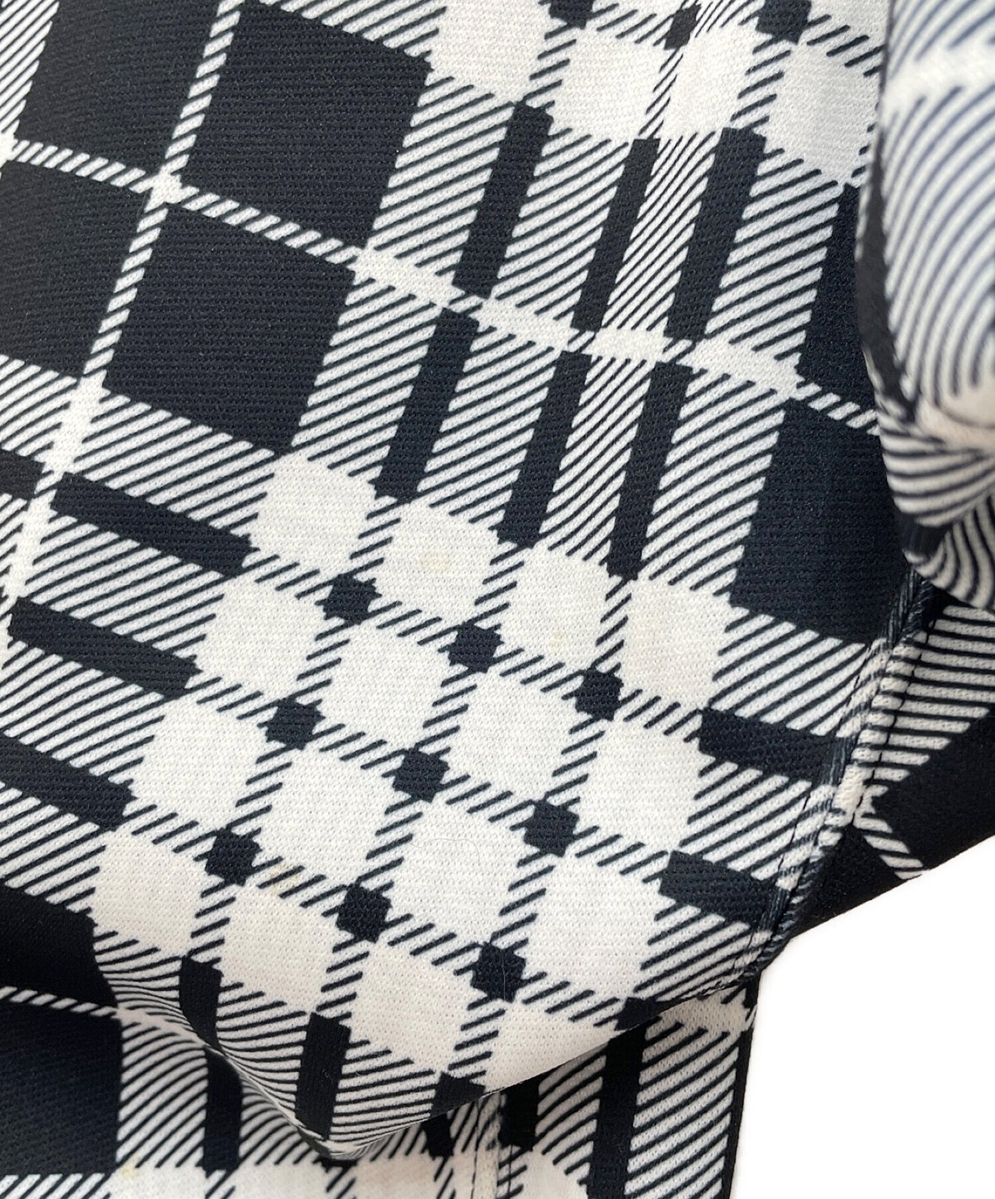 Comme des garcons homme plus ตรวจสอบกางเกง ph-t022