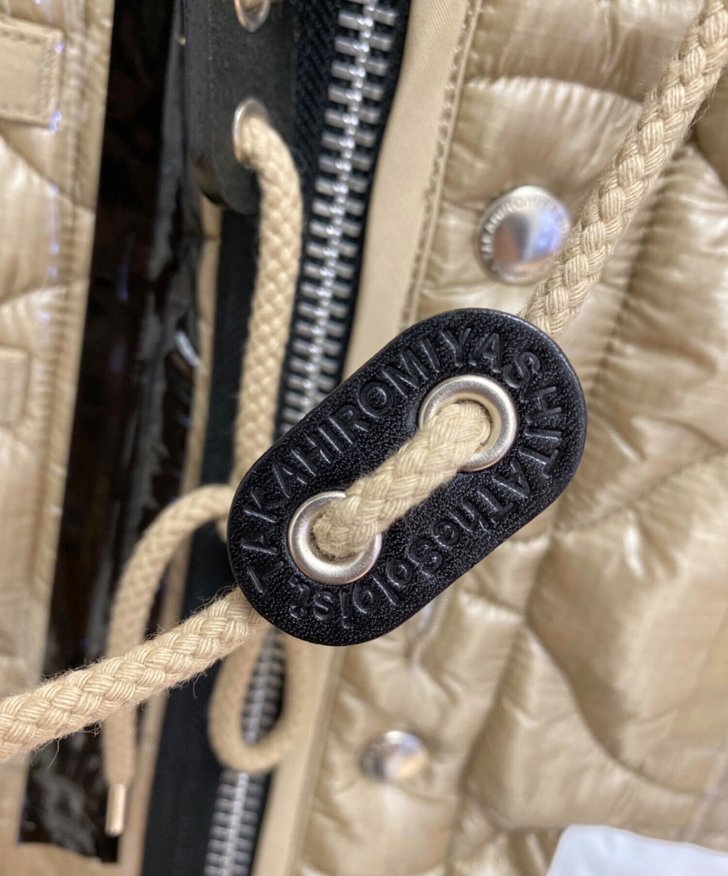 Takahiromiyashita Thesoloist。 quilted的内部bugskirt SJ.0020SS22