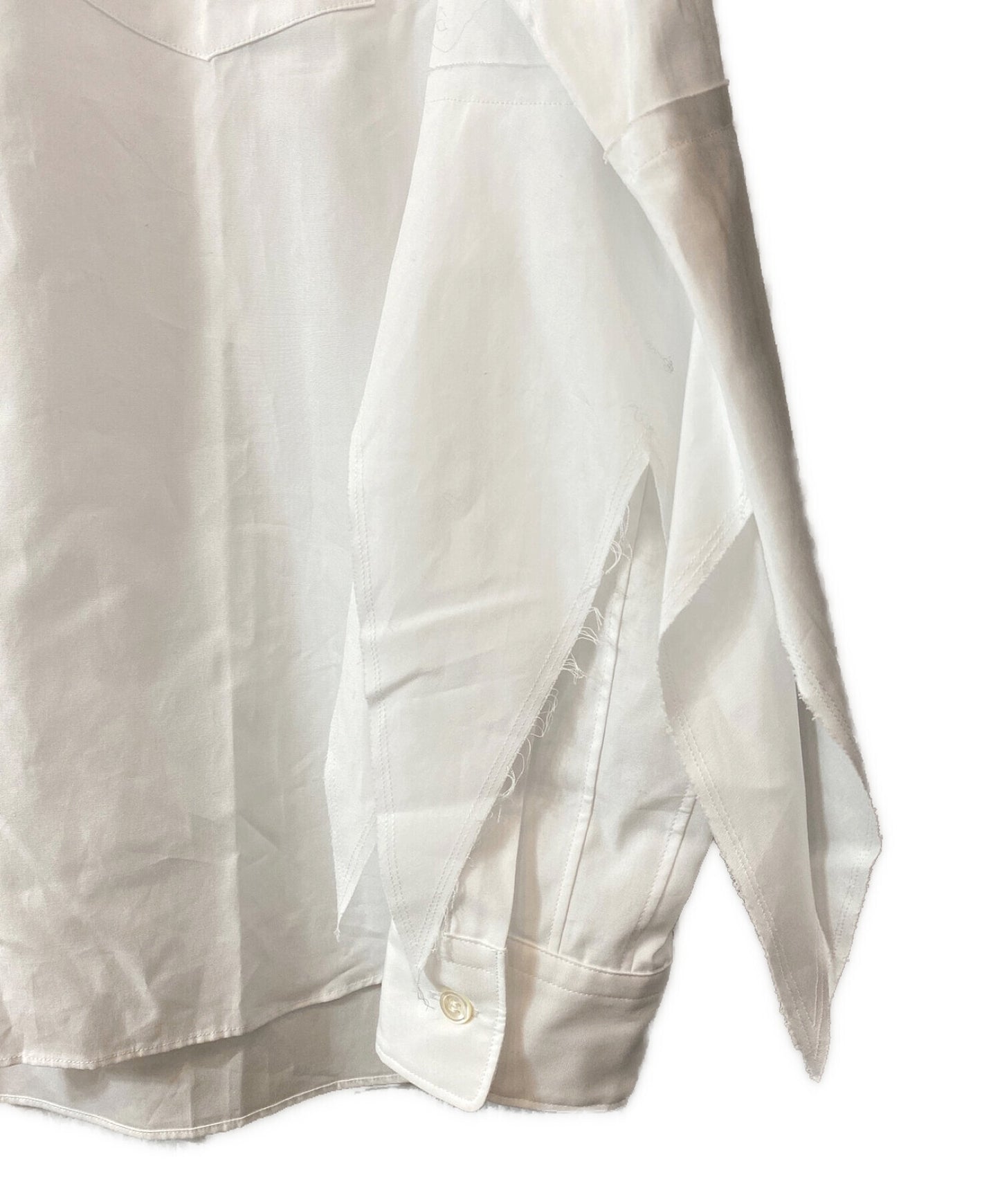 Comme des Garcons Homme Plus 23SS袖子锯齿状衬衫PK-B020